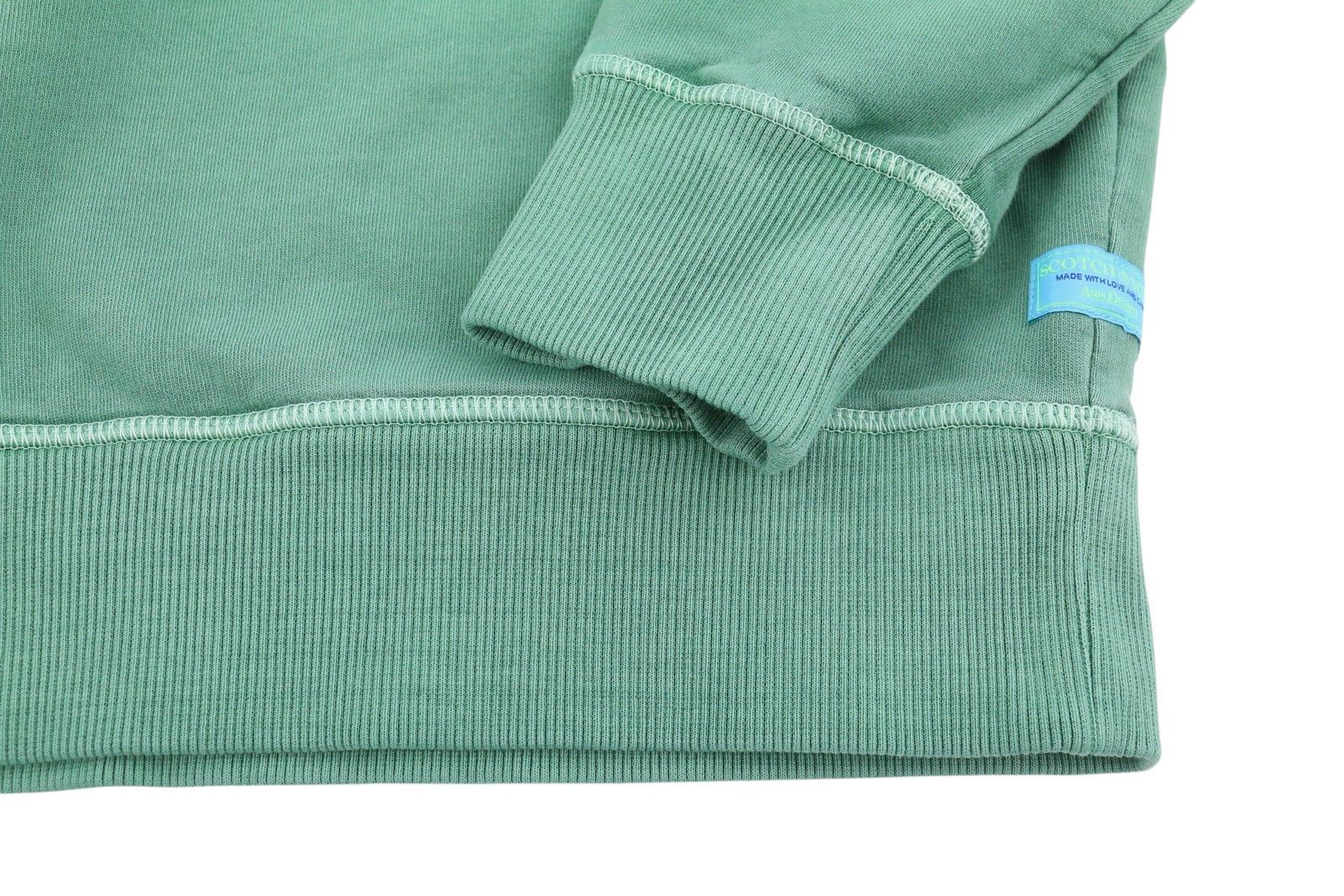 Scotch & Soda M Preppy Green Faded Cotton Hoodie 88561 Size US M / EU 48-50 / 2 - 5 Thumbnail