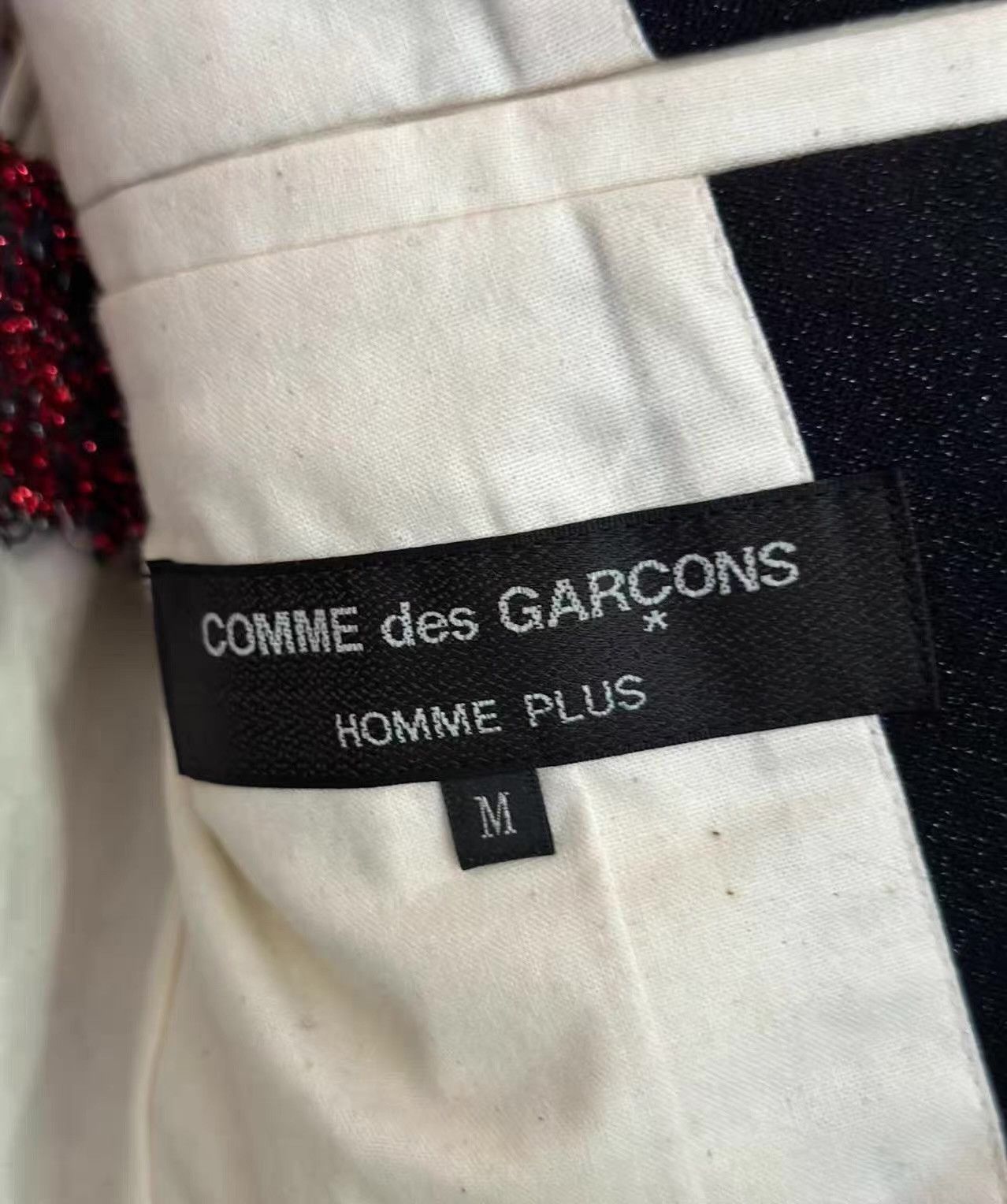 Comme des Garcons Comme des Garçons Homme Plus Men's Waistcoat Blazer Ｑ21 Size 48R - 3 Thumbnail