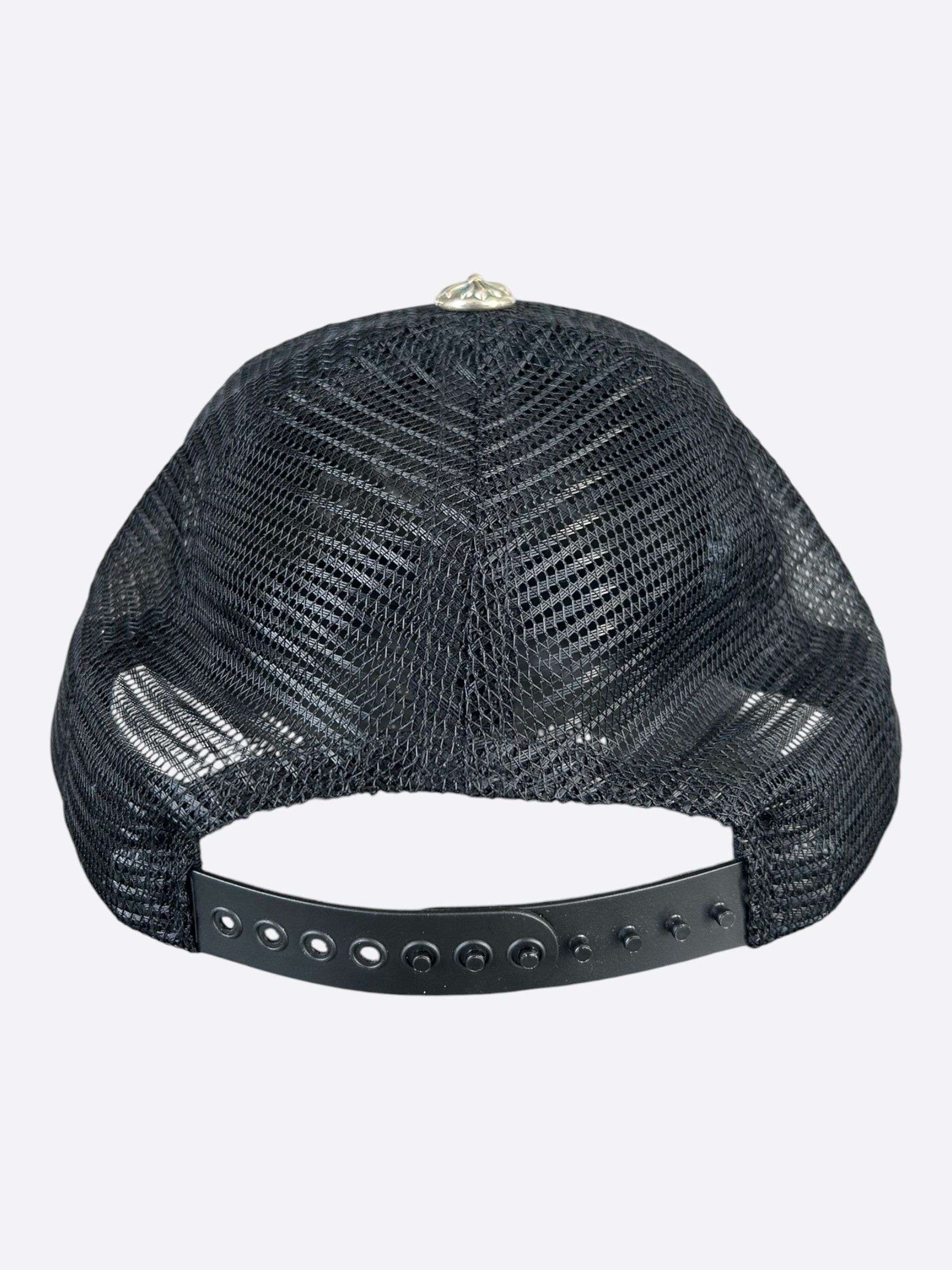 Chrome Hearts Chrome Hearts Black & White Triple Cross Patch Trucker Hat Size ONE SIZE - 3 Thumbnail