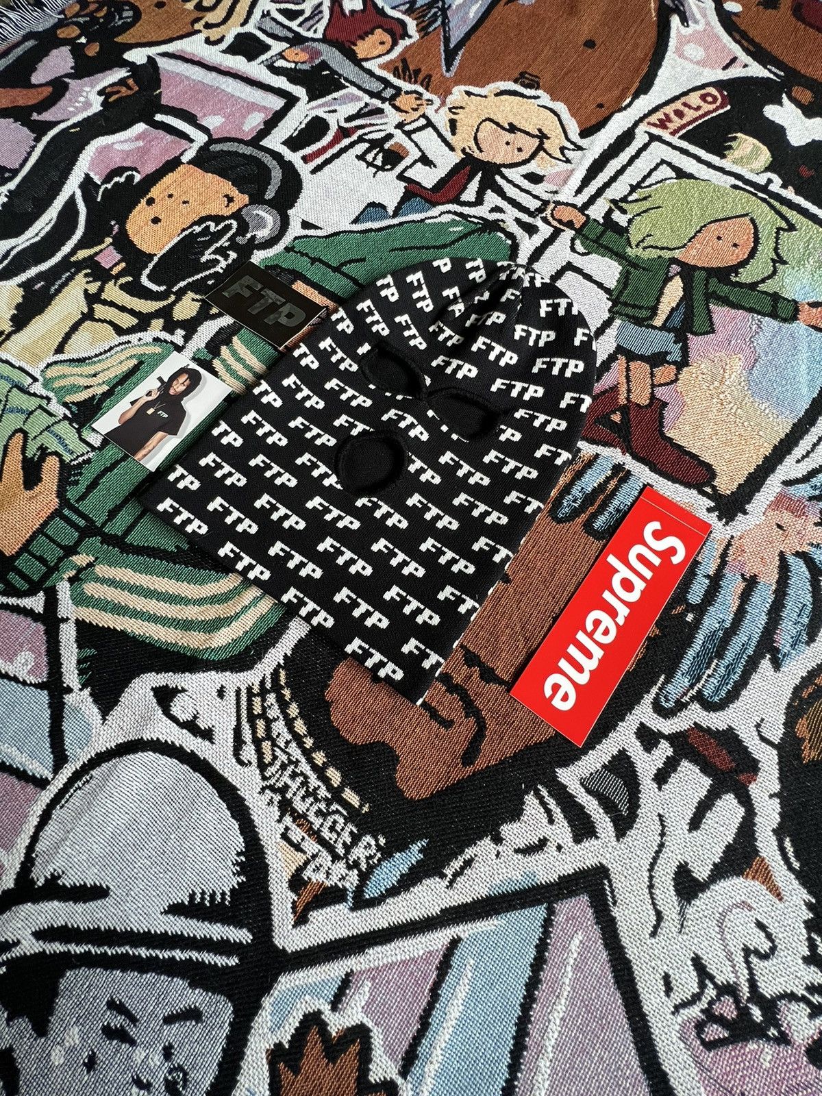 Fuck The Population 🩸FTP Black Ski Mask 🩸 Size ONE SIZE - 3 Thumbnail