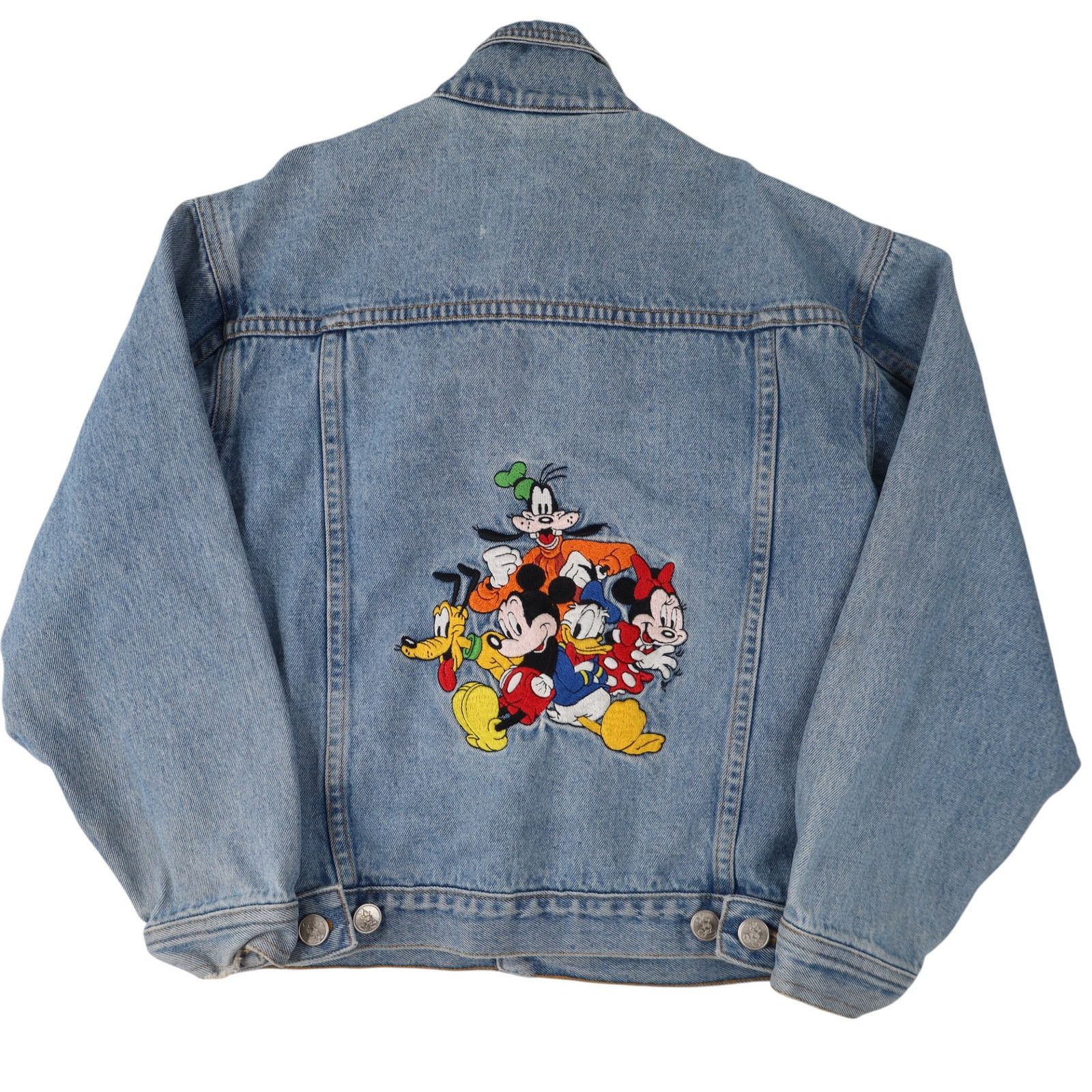 Disney × Vintage Vintage Disney Embroidered Characters Denim Jacket Size US M / EU 48-50 / 2 - 1 Thumbnail