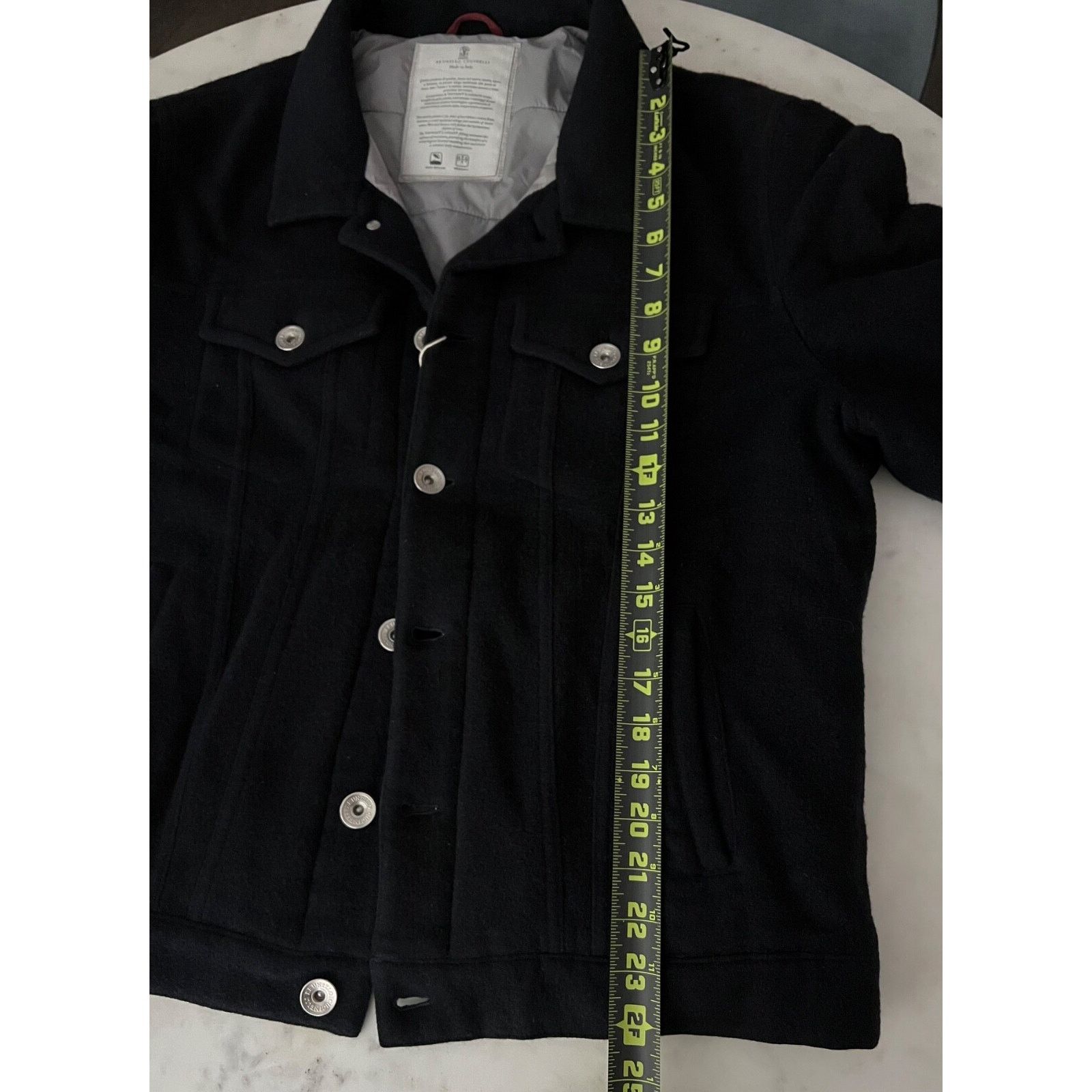 Brunello Cucinelli $7000 Brunello Cucinelli Blue Cashmere Trucker Jacket Medium Size US M / EU 48-50 / 2 - 12 Thumbnail