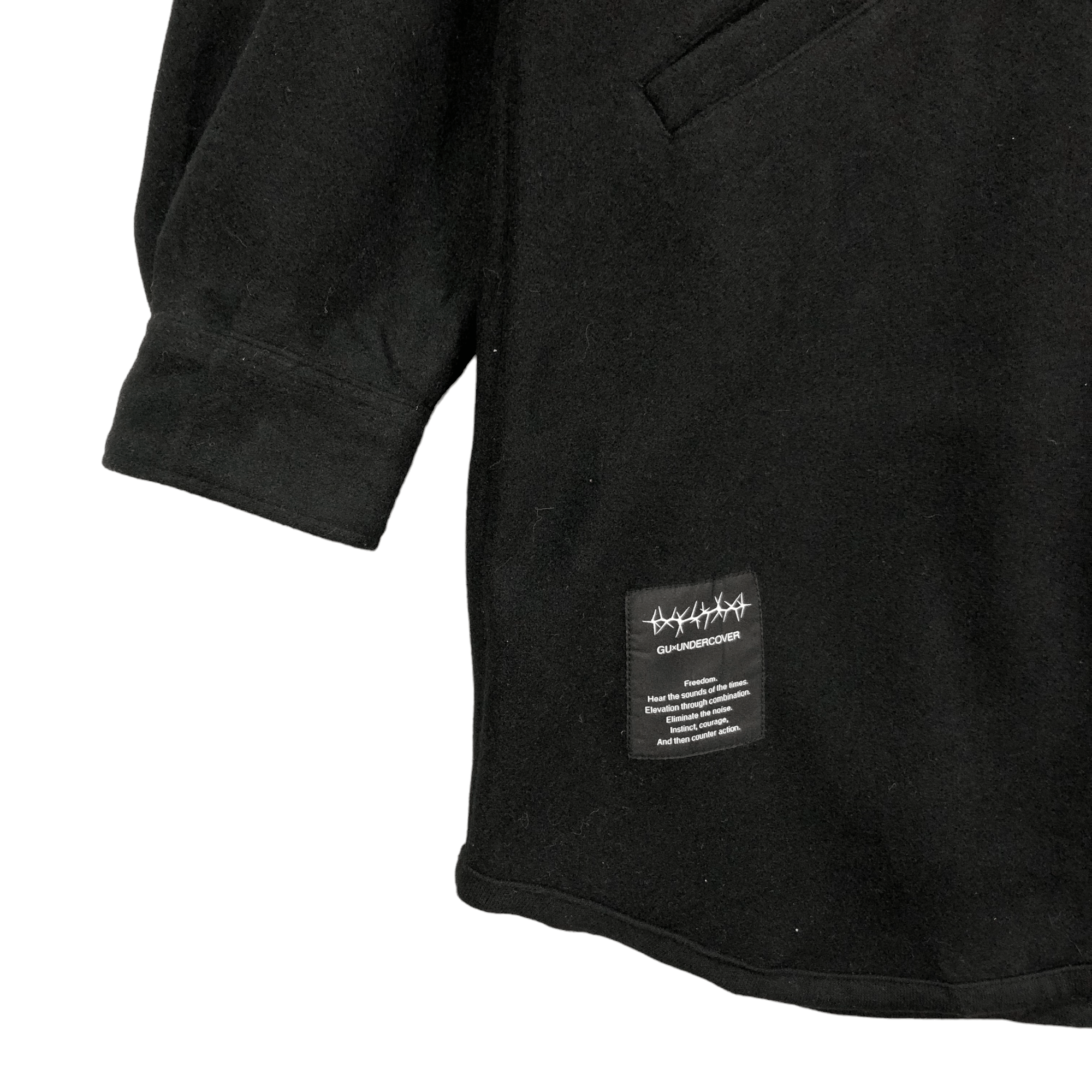 GU × Undercover GU X UNDERCOVER HALF ZIPPER & BUTTON SHIRT JACKET #5096-33 Size US S / EU 44-46 / 1 - 6 Thumbnail