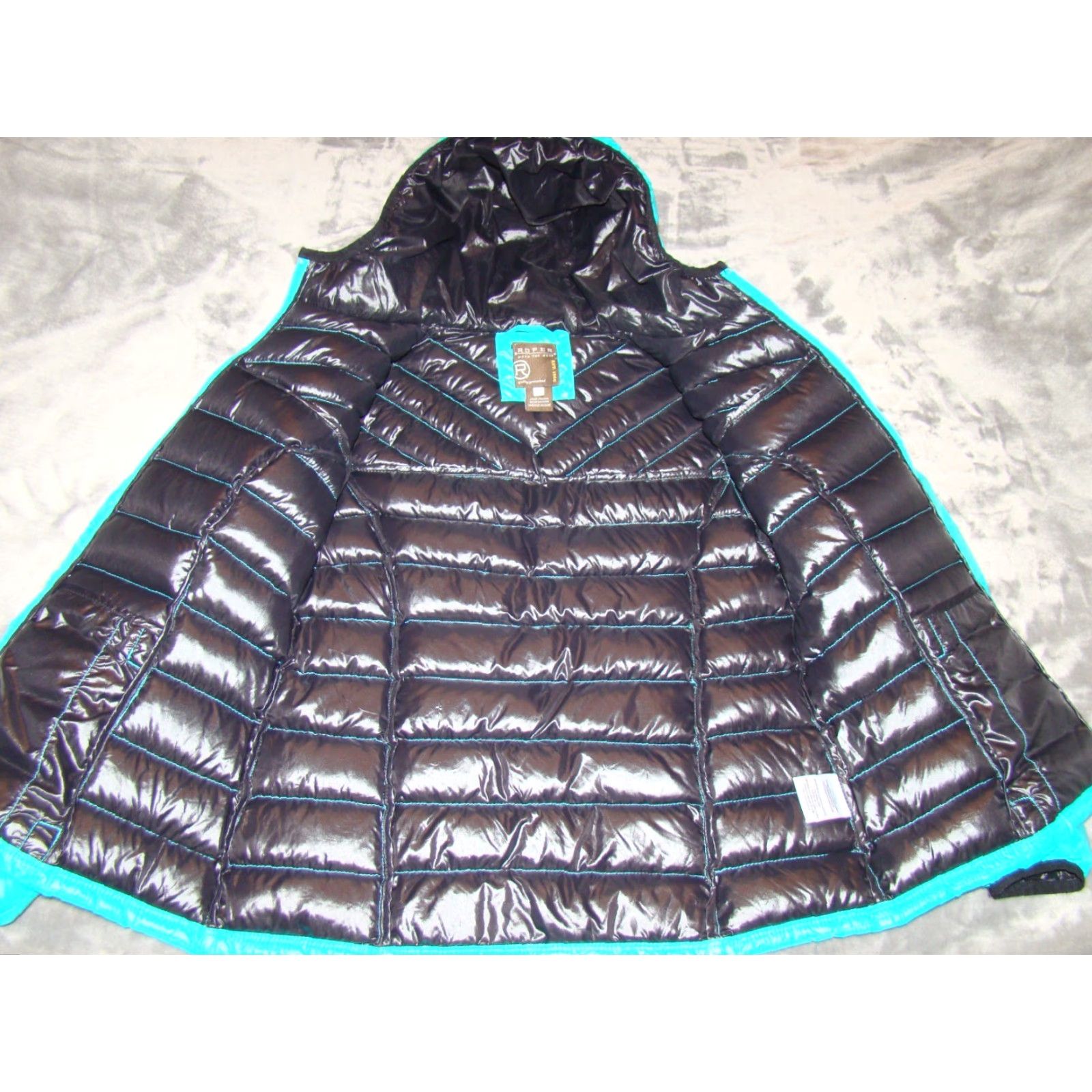 Roper Roper Down Puffer Jacket Womens Size Small Hooded Packable Lightweight Cowgirl Rodeo Western Outerwear Size S / US 4 / IT 40 - 6 Thumbnail
