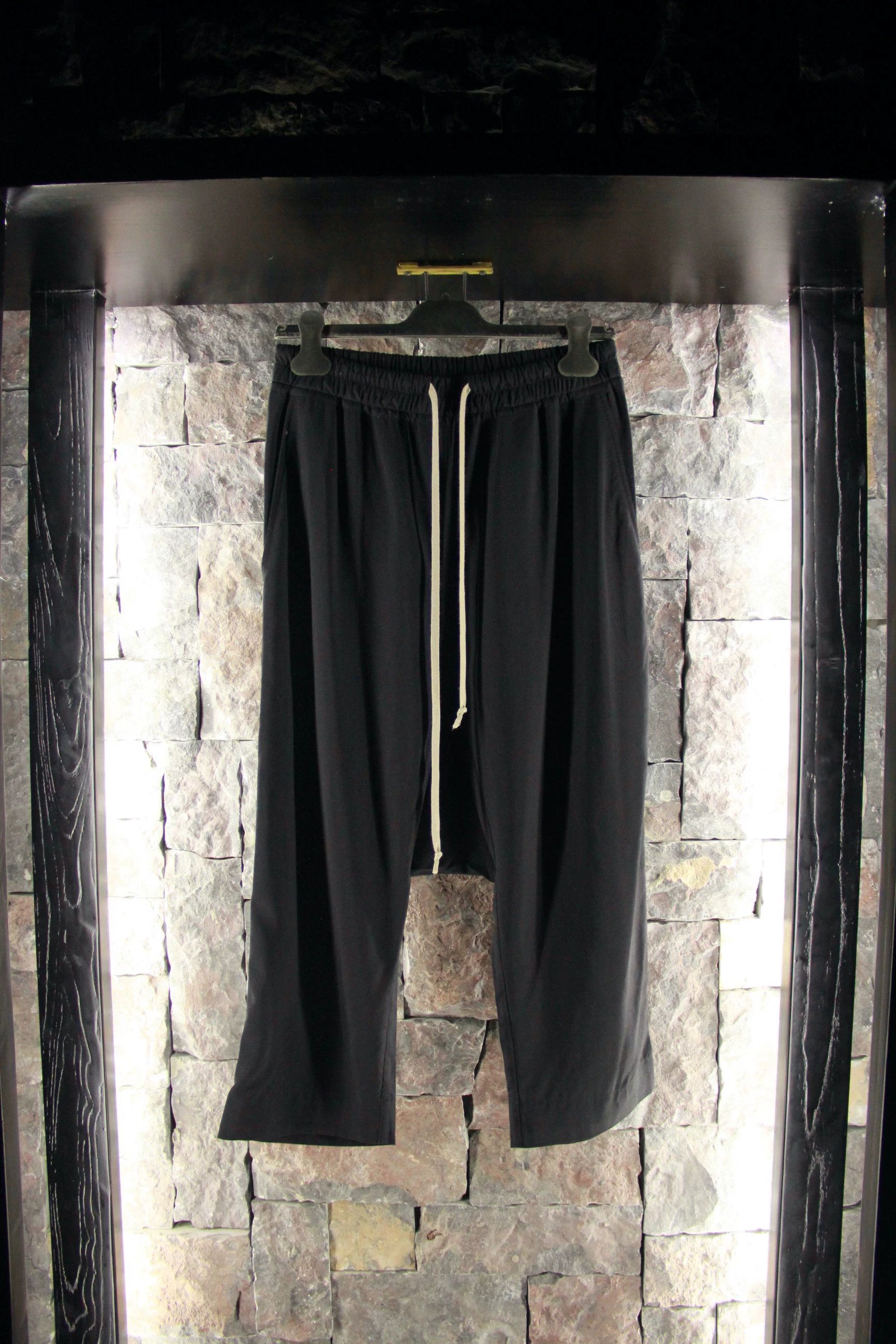 Rick Owens Rick Owens Black Casual Pants Men 40 Size US 40 / EU 56 - 1 Thumbnail