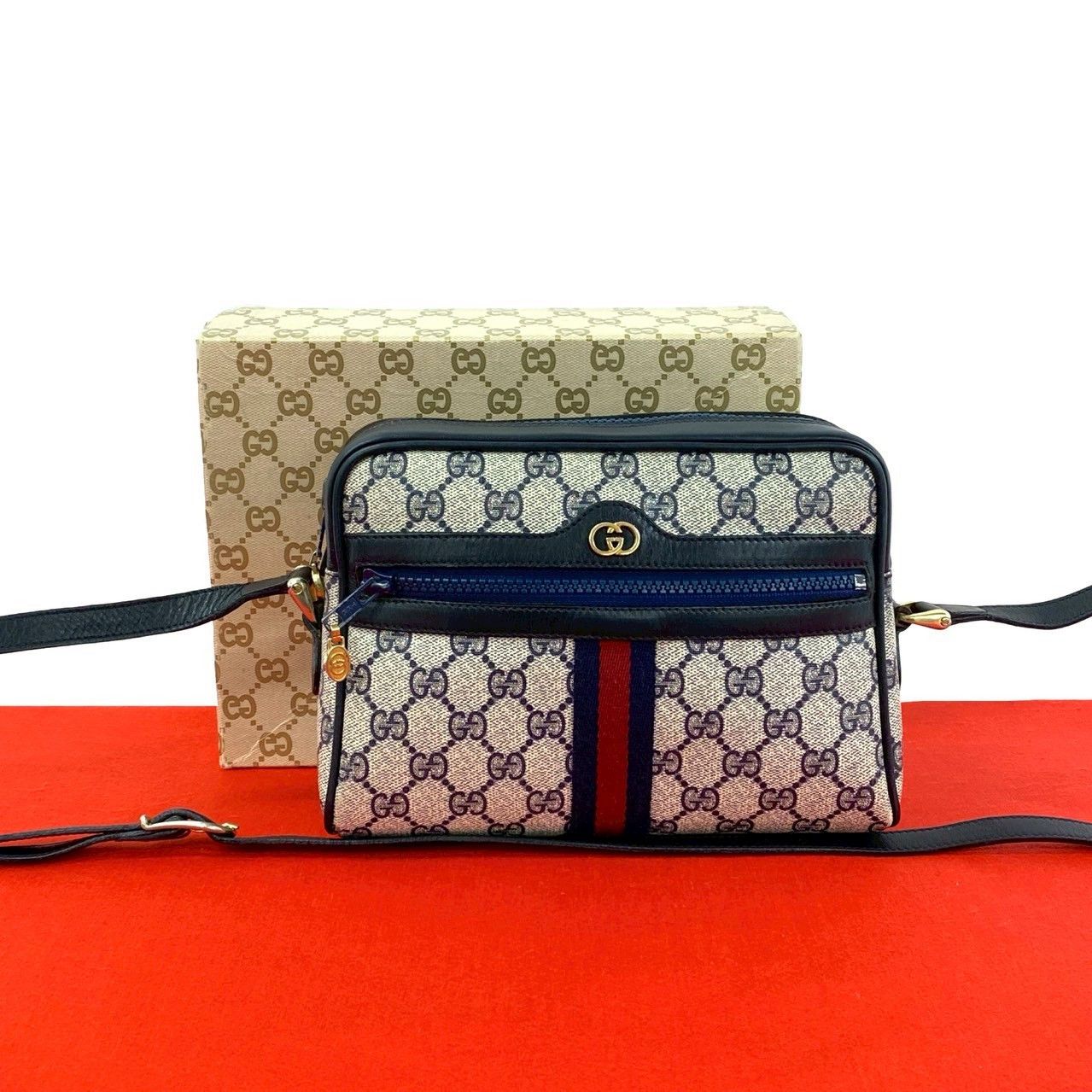Gucci Gucci Gucci GG Leather Shoulder Bag Leather Shoulder Bag DUTY FREE for USA Size ONE SIZE - 1 Thumbnail