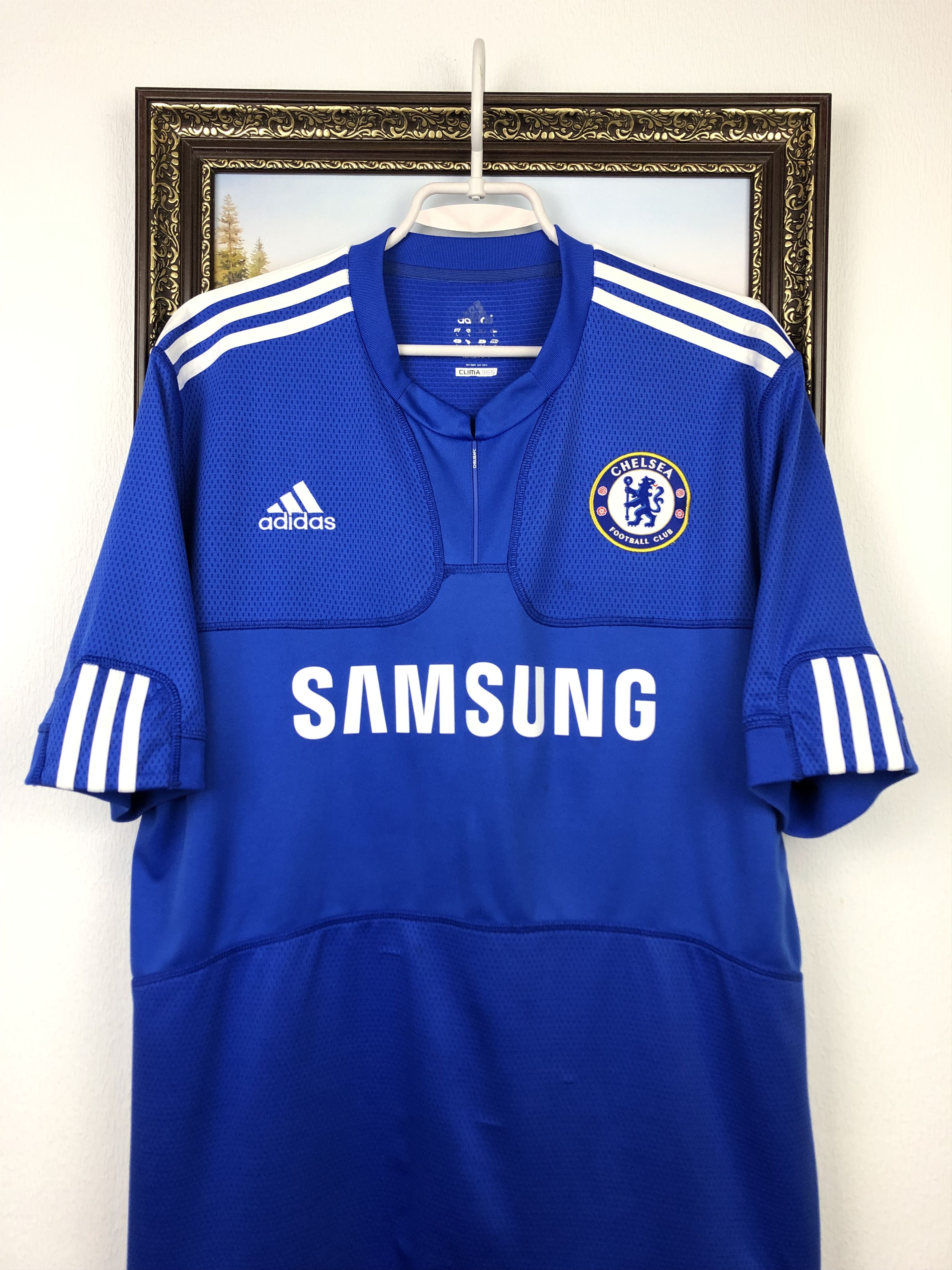 Adidas Chelsea Home football shirt 2009 Soccer Adidas Jersey Mens Size US L / EU 52-54 / 3 - 2 Thumbnail