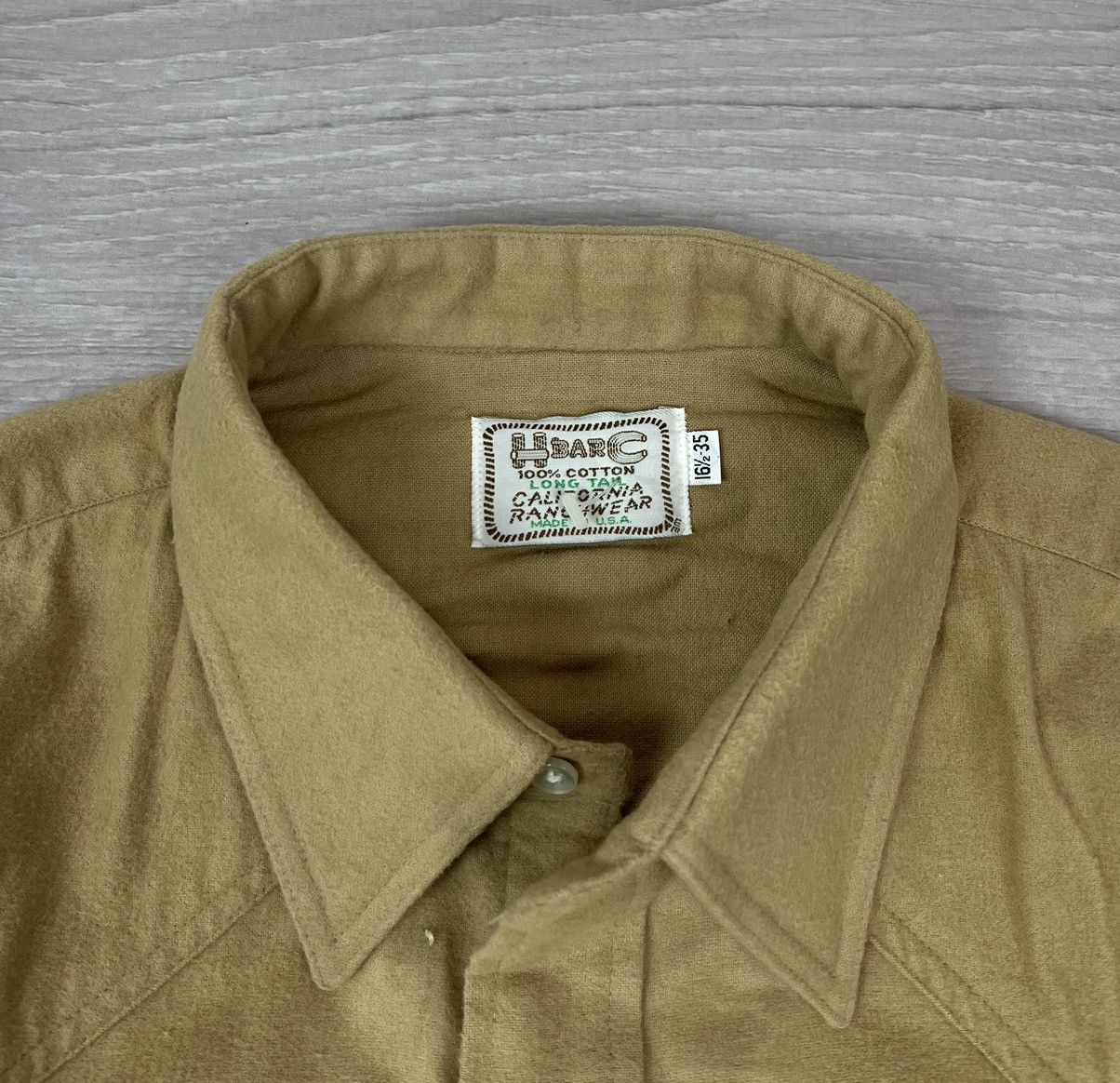 Vintage H Bar C Vintage 70s American Rancho Button Shirt Size US L / EU 52-54 / 3 - 5 Thumbnail
