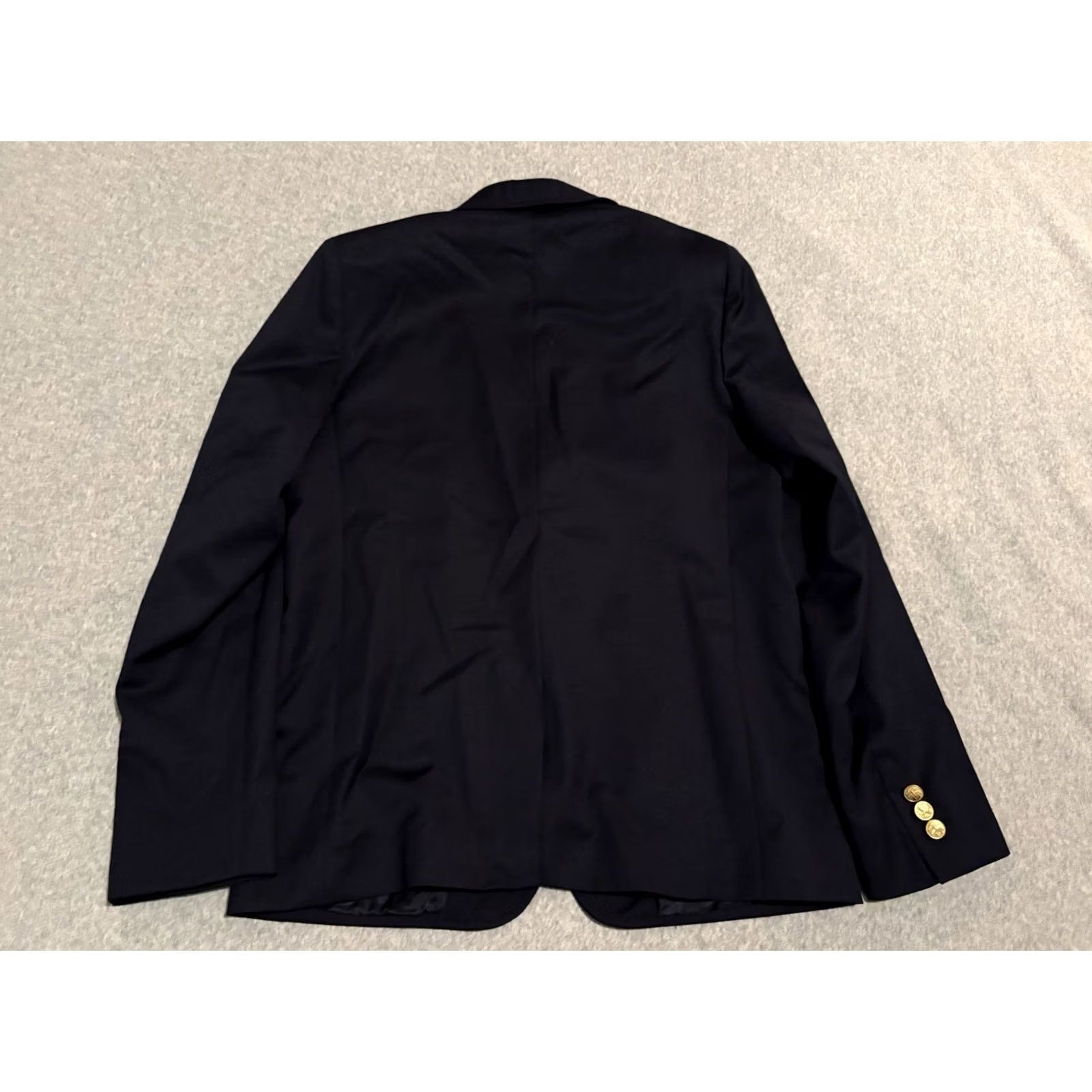 Brooks Brothers Brooks Brothers Blazer Wool/Elastane Navy Blue 16 Womens Single Breasted Buttoned Blazer Jacket Gold Button Size XXL / US 16-18 / IT 52-54 - 6 Thumbnail