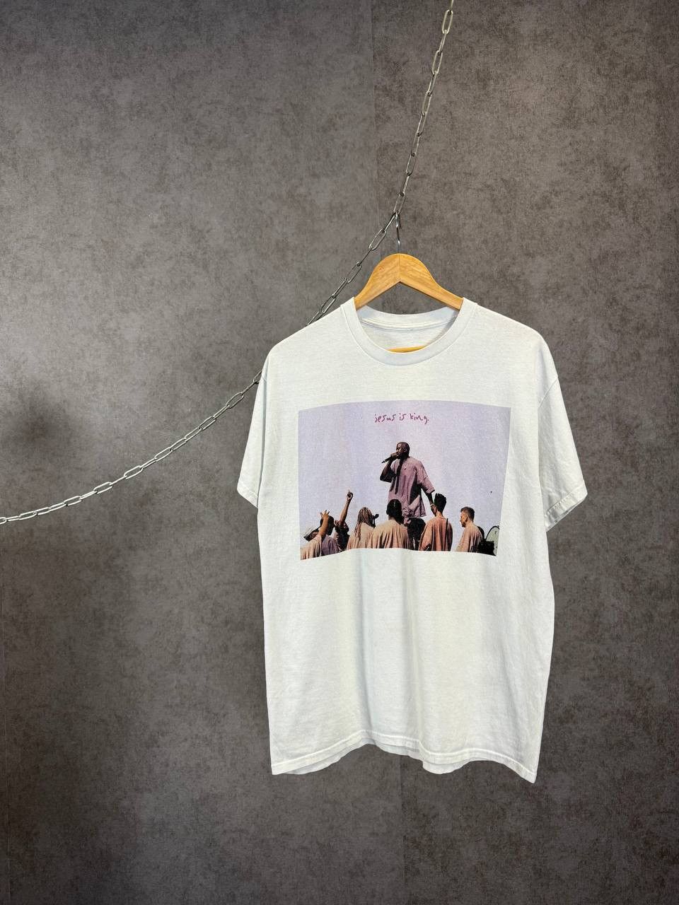 Rap Tees Kanye West Jesus is King rap band tee Size US L / EU 52-54 / 3 - 1 Thumbnail