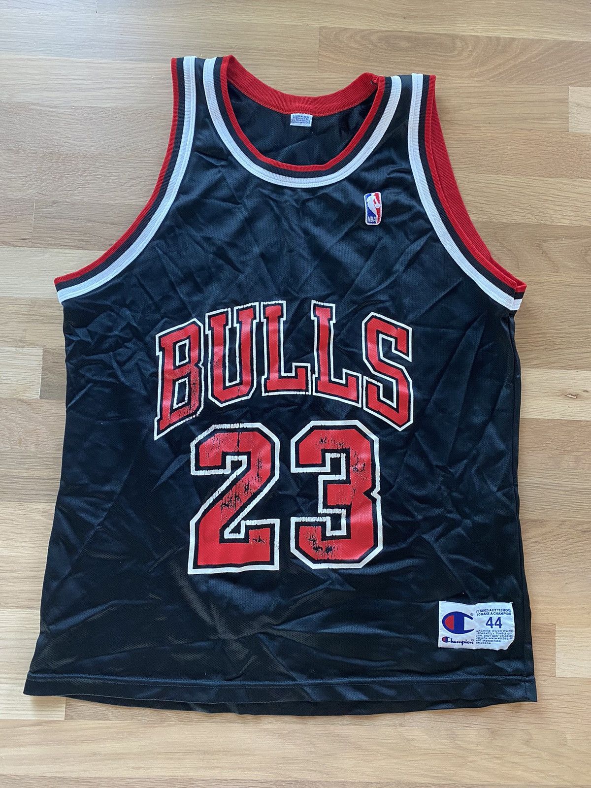 RARE Vtg NBA Reversible Champion Jersey 44 Michael Jordan 