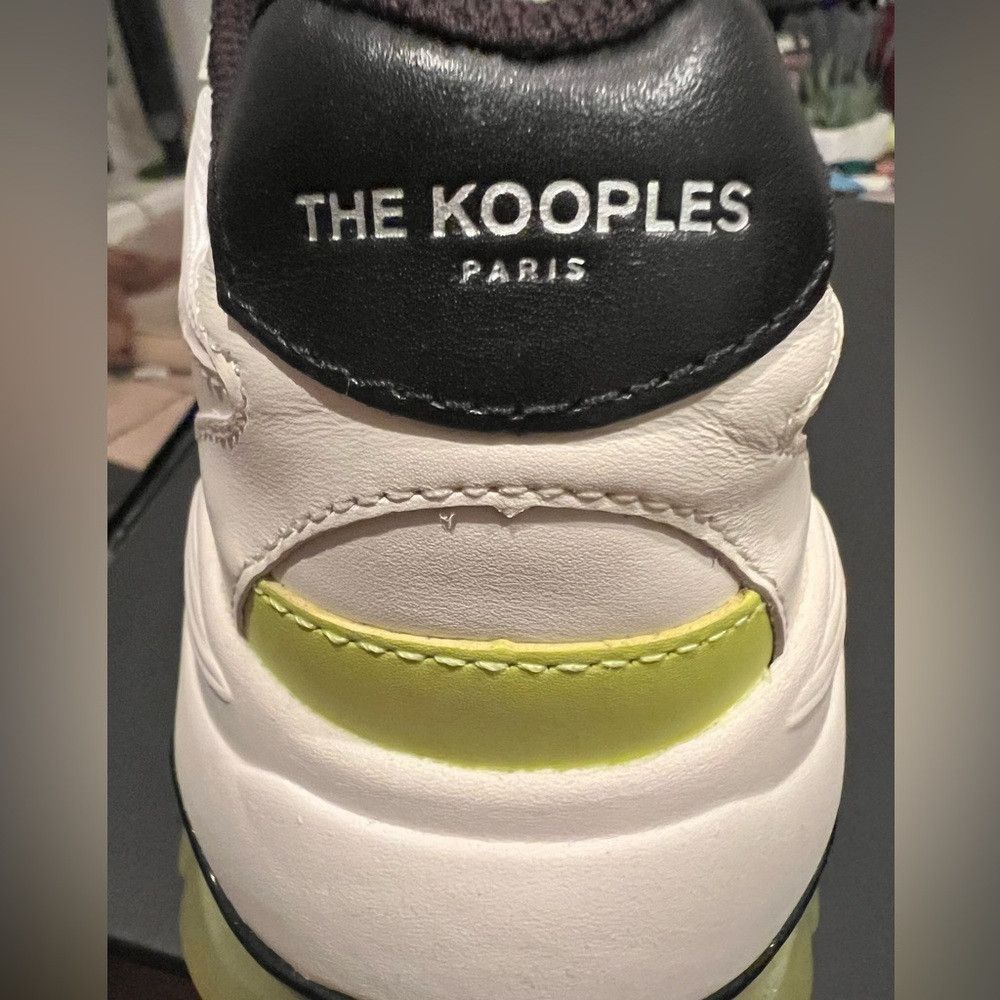 The Kooples The Kooples Paris Leather SNEAKERS WITH PLATFORM SOLE NIB Size US 7 / IT 37 - 9 Thumbnail