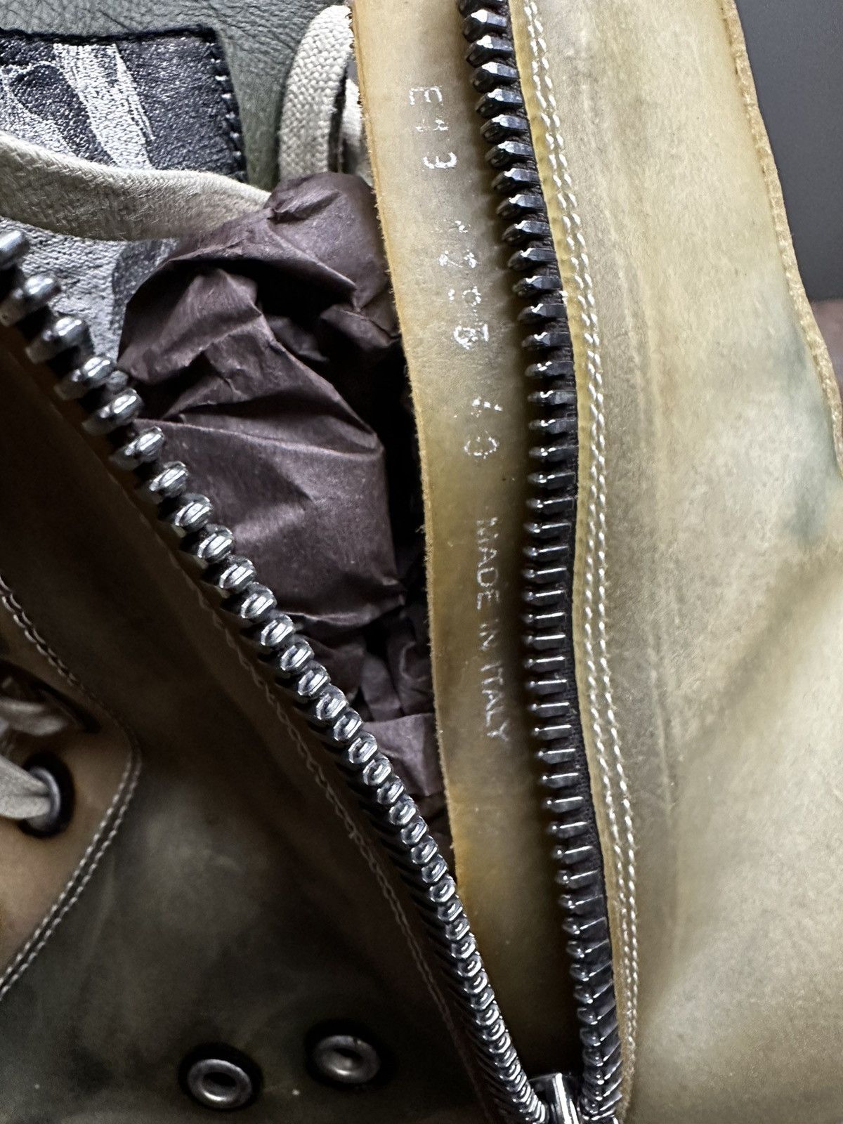 Rick Owens *holy grail* Babel ramones! Size US 7.5 / EU 40-41 - 7 Thumbnail