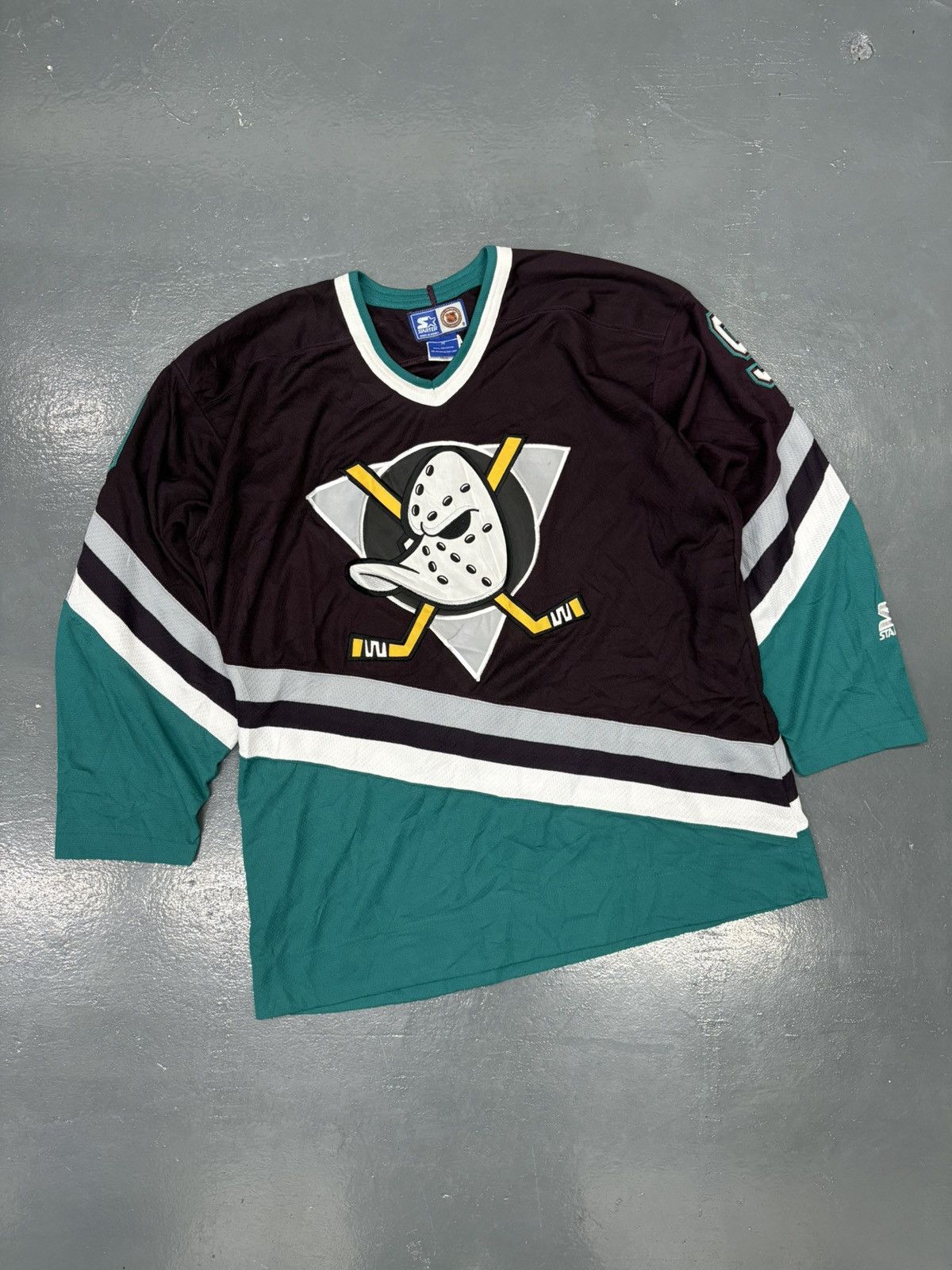 Vintage NHL stater mighty duck kariya anaheim jersey