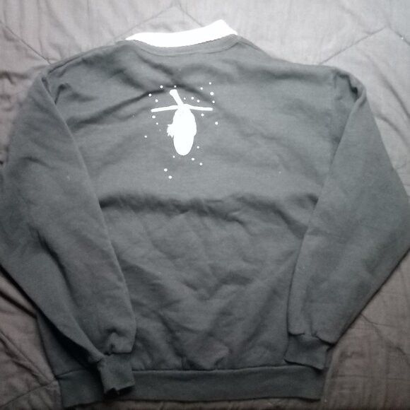Jerzees × Vintage Vintage Morning Sun Winter Songbirds Collared Sweatshirt Size L / US 10 / IT 46 - 5 Thumbnail