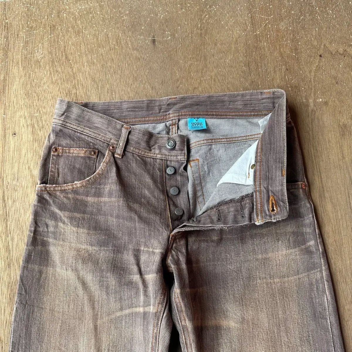 Japanese Brand W30 L32🔥5-POCKET VTG HOSU JAPAN REDLINE JEANS SELVEDGE PANT Size US 30 / EU 46 - 8 Thumbnail