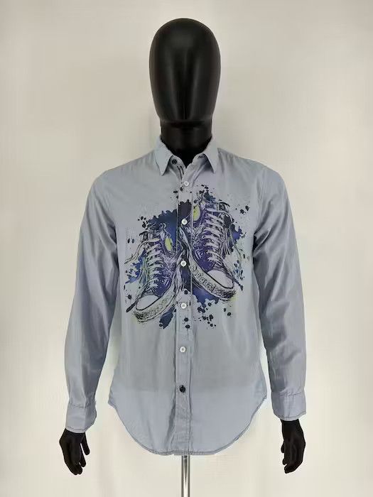 Designer Men’s Desigual shirts white long sleeve size S Size US S / EU 44-46 / 1 - 2 Thumbnail