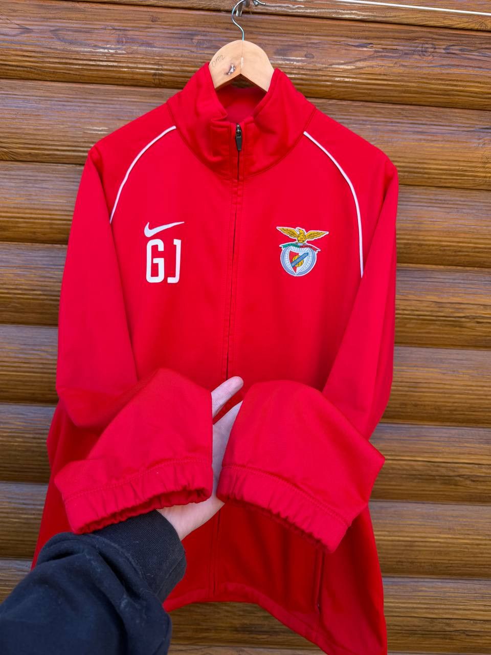 Nike SL BENFICA PORTUGAL FOOTBALL SOCCER JACKET TRIKOT NIKE Size US L / EU 52-54 / 3 - 4 Thumbnail