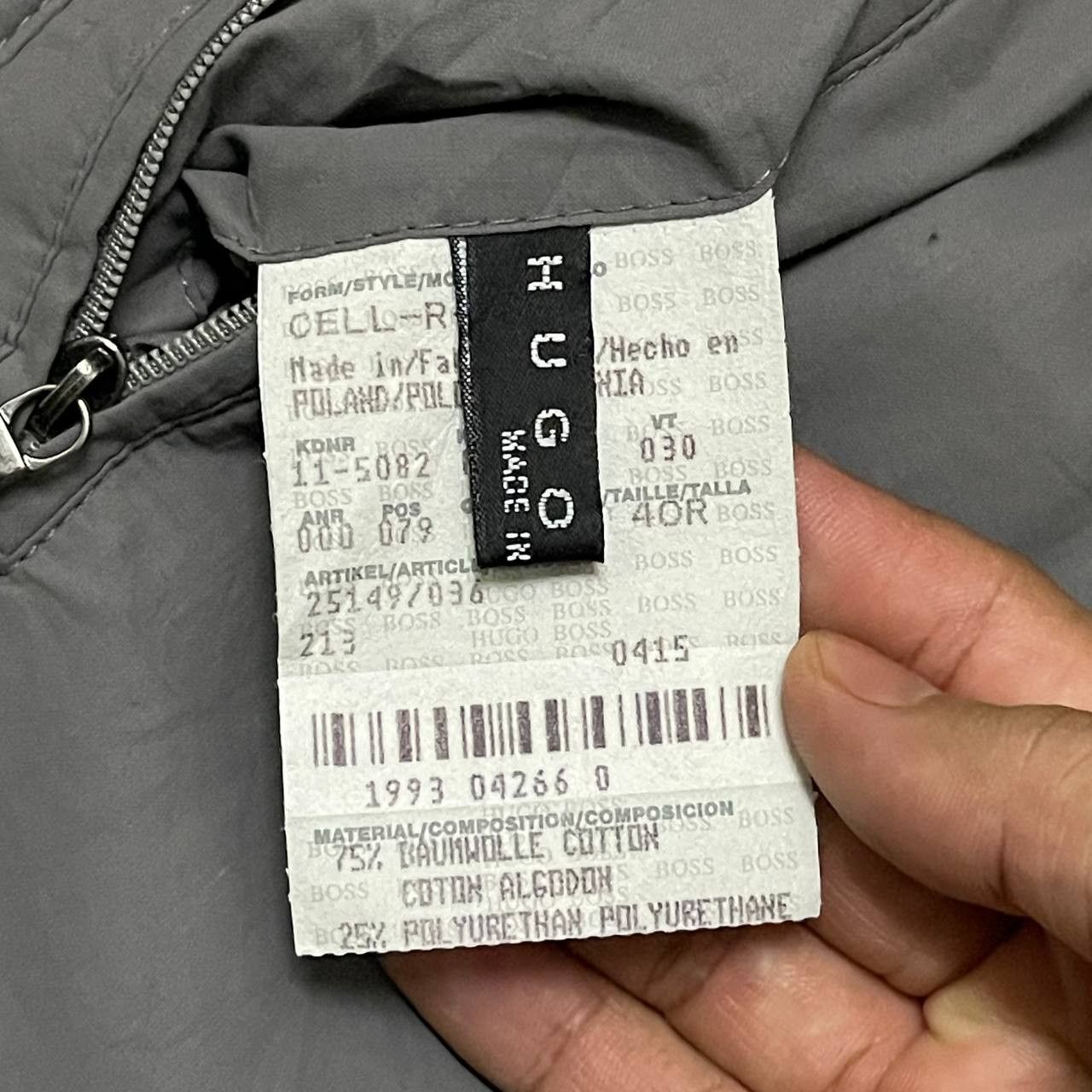 Hugo Boss Vintage Hugo Boss Bomber Jacket Reversible Size US L / EU 52-54 / 3 - 17 Thumbnail