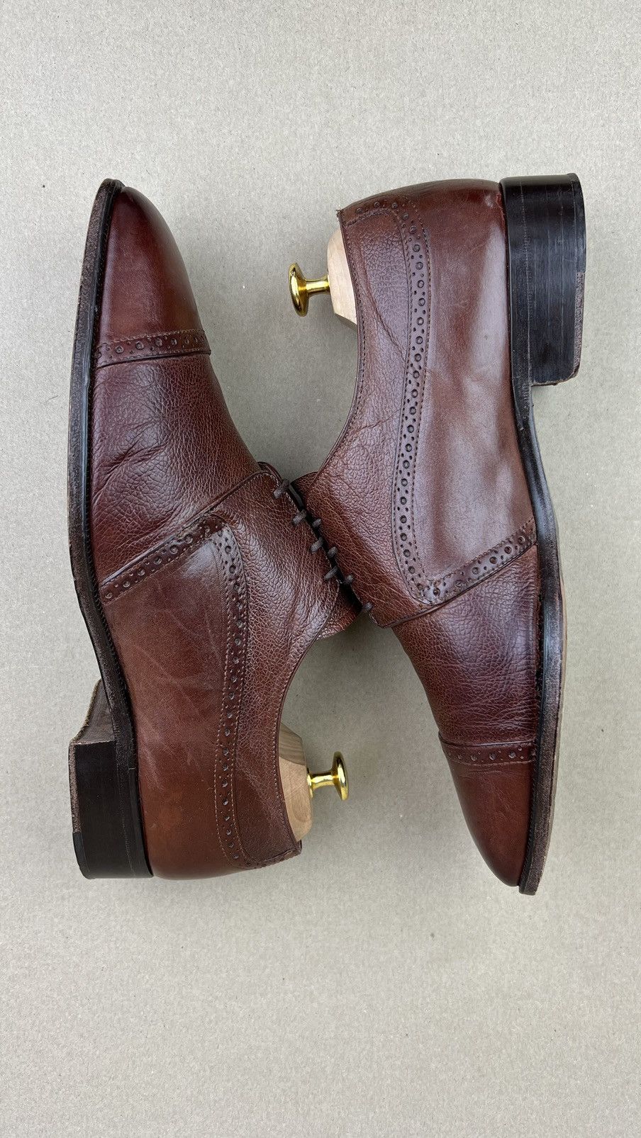 Grenson GRENSON Derby Leather Shoes Made in England Brown Men’s Size US 10.5 / EU 43-44 - 9 Thumbnail