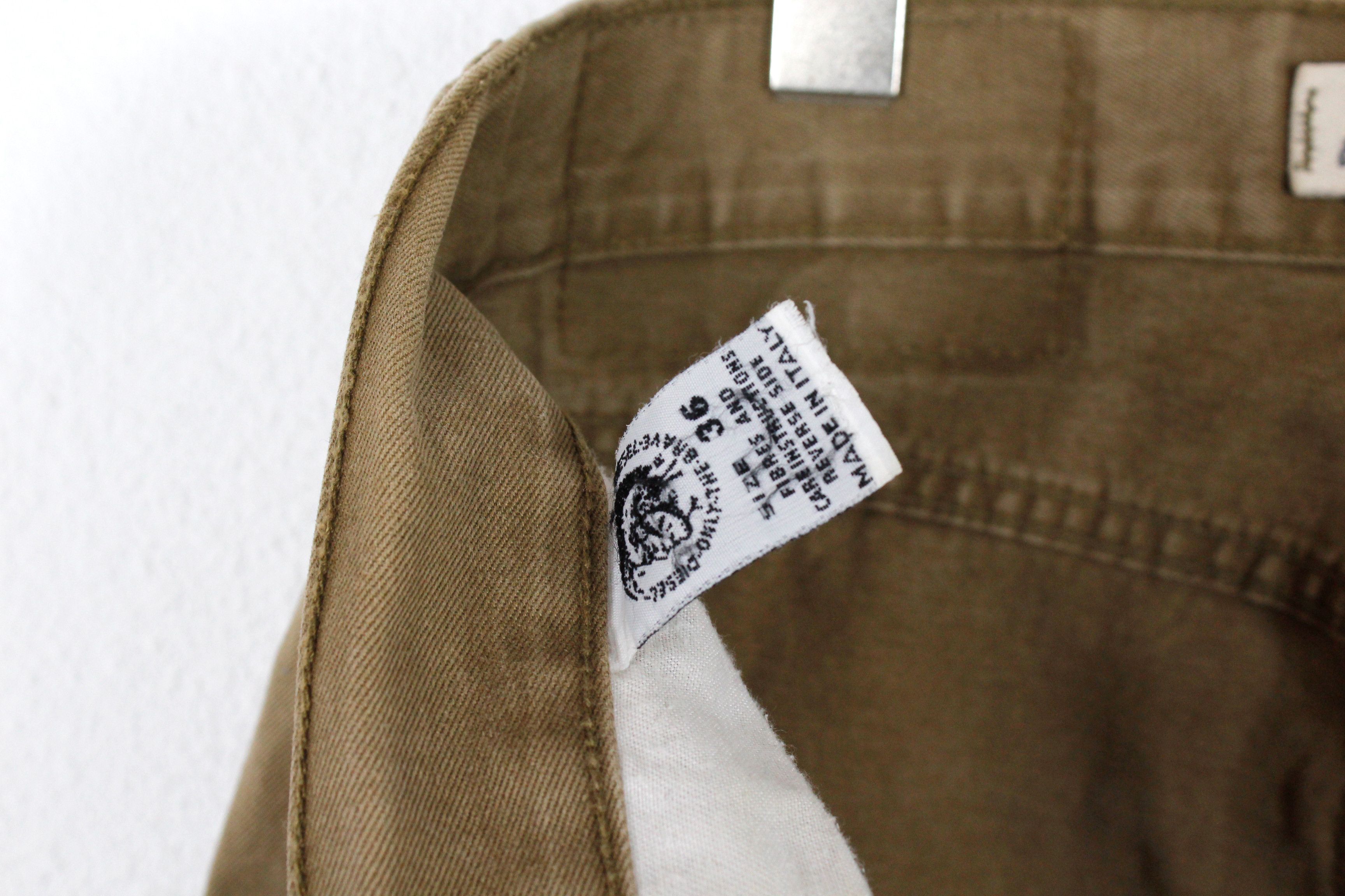 Diesel Vintage Diesel Beige Baggy Khaki Pants Y2K 90s Size US 36 / EU 52 - 10 Thumbnail