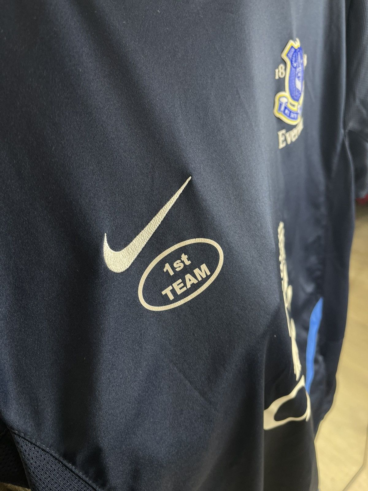 Nike Nike Everton FC 13/14 Dri-FIT Tech Training Jersey Navy Size US L / EU 52-54 / 3 - 6 Thumbnail