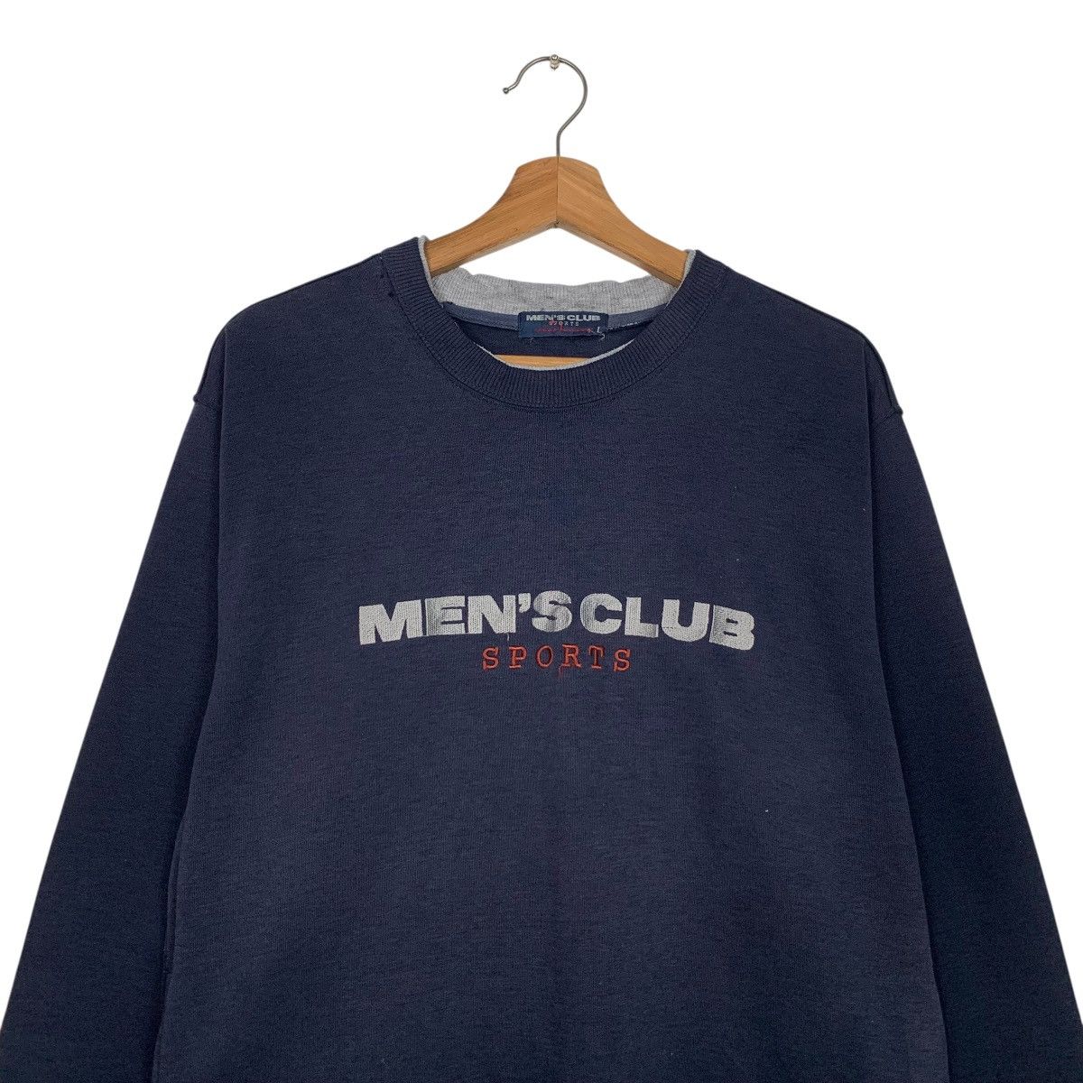 Vintage Vintage 90s MEN’S CLUB SPORTS Big Logo Sweatshirt #3542-C162 Size US L / EU 52-54 / 3 - 2 Thumbnail