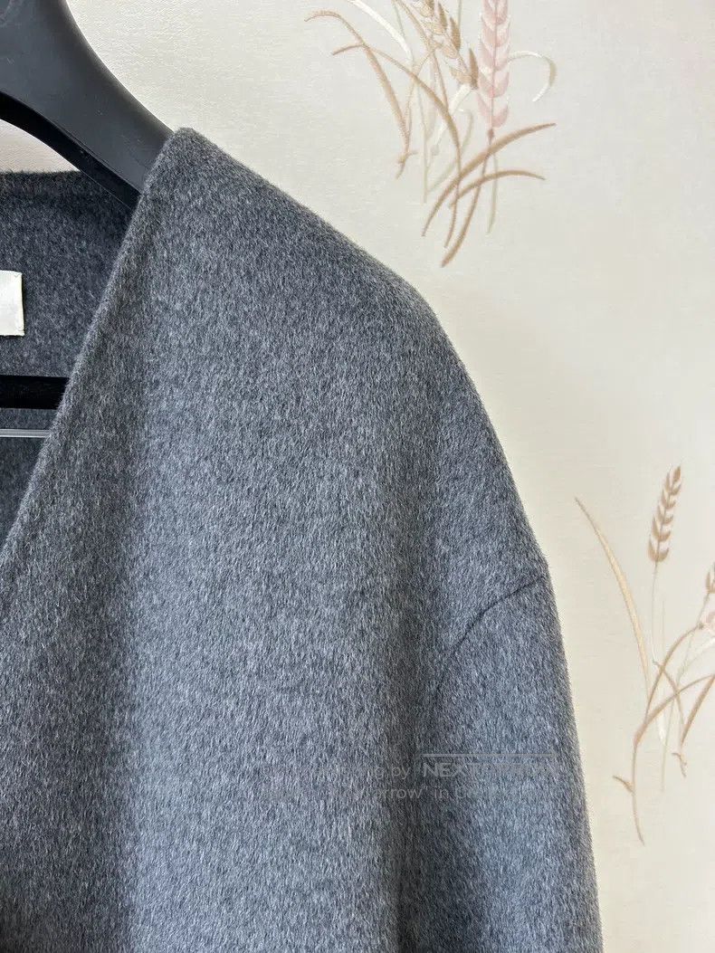 The Row The Row High-end deep gray double-faced cashmere one-butto Size M / US 6-8 / IT 42-44 - 5 Thumbnail