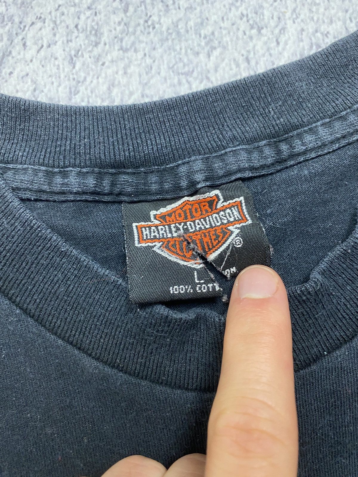 Harley Davidson × Vintage 1991 Vtg Harley Davidson Legends Live Where Legends Roam Tee Size US L / EU 52-54 / 3 - 12 Thumbnail