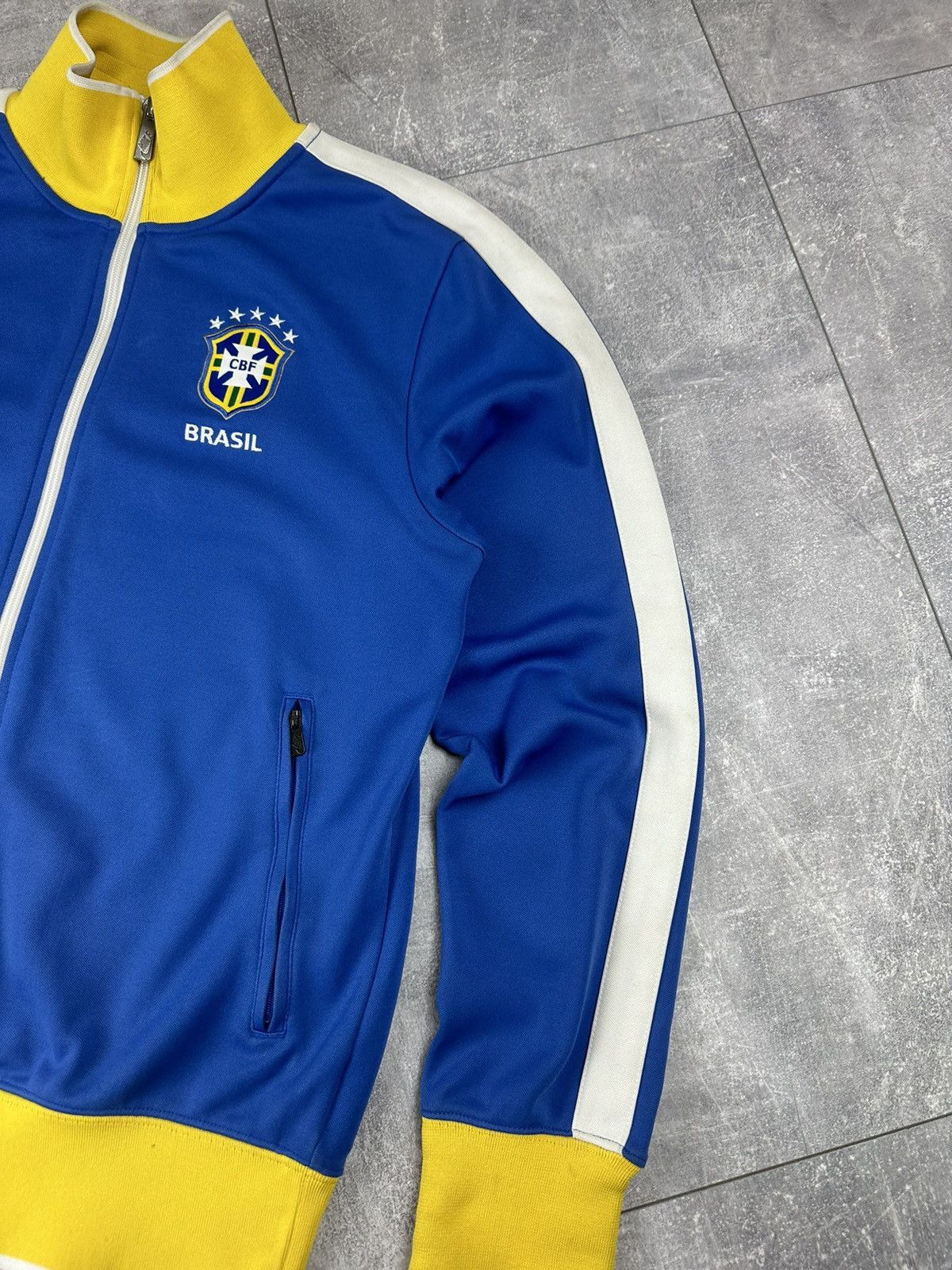 Nike Nike Brazil National Team 2010/11 Football Track-Top Jacket Size US M / EU 48-50 / 2 - 4 Thumbnail