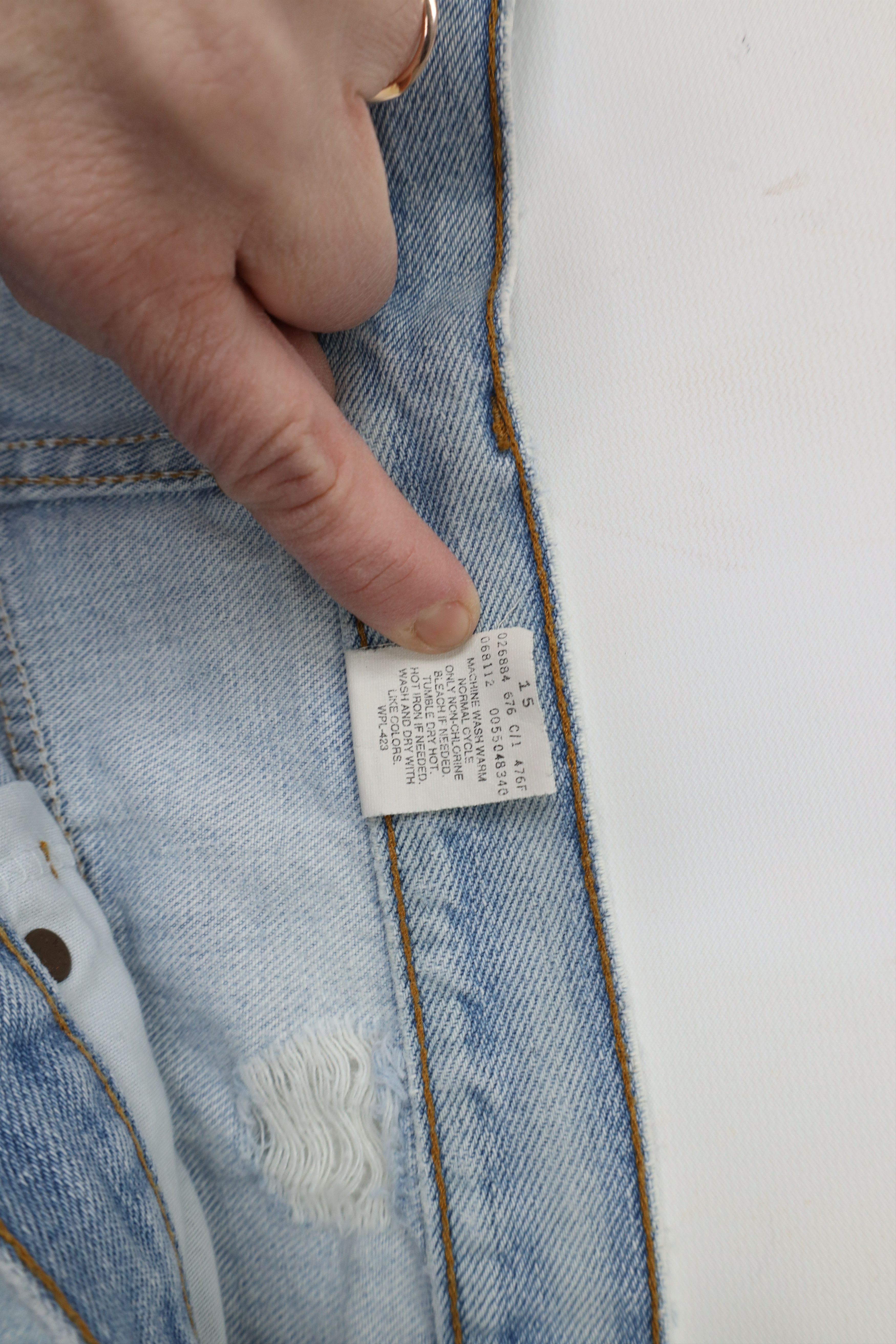 Levi's × Vintage Vintage 90s Levis 550 Relaxed Fit Denim Jeans Blue Cotton Size US 42 / EU 58 - 9 Thumbnail