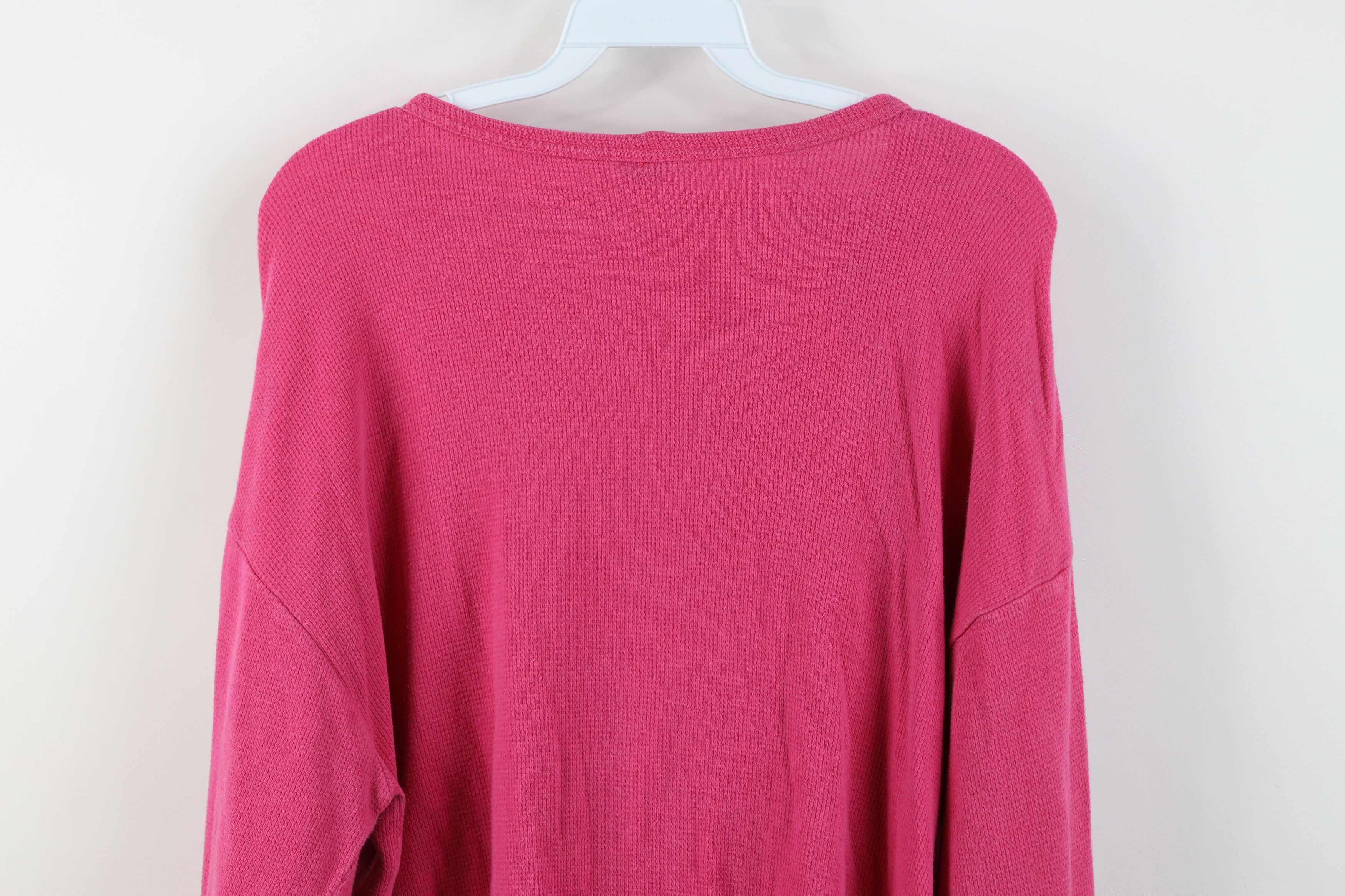 Vintage Vintage Y2K Babydoll Christian Jesus Cross Thermal T-Shirt Size XL / US 12-14 / IT 48-50 - 10 Thumbnail