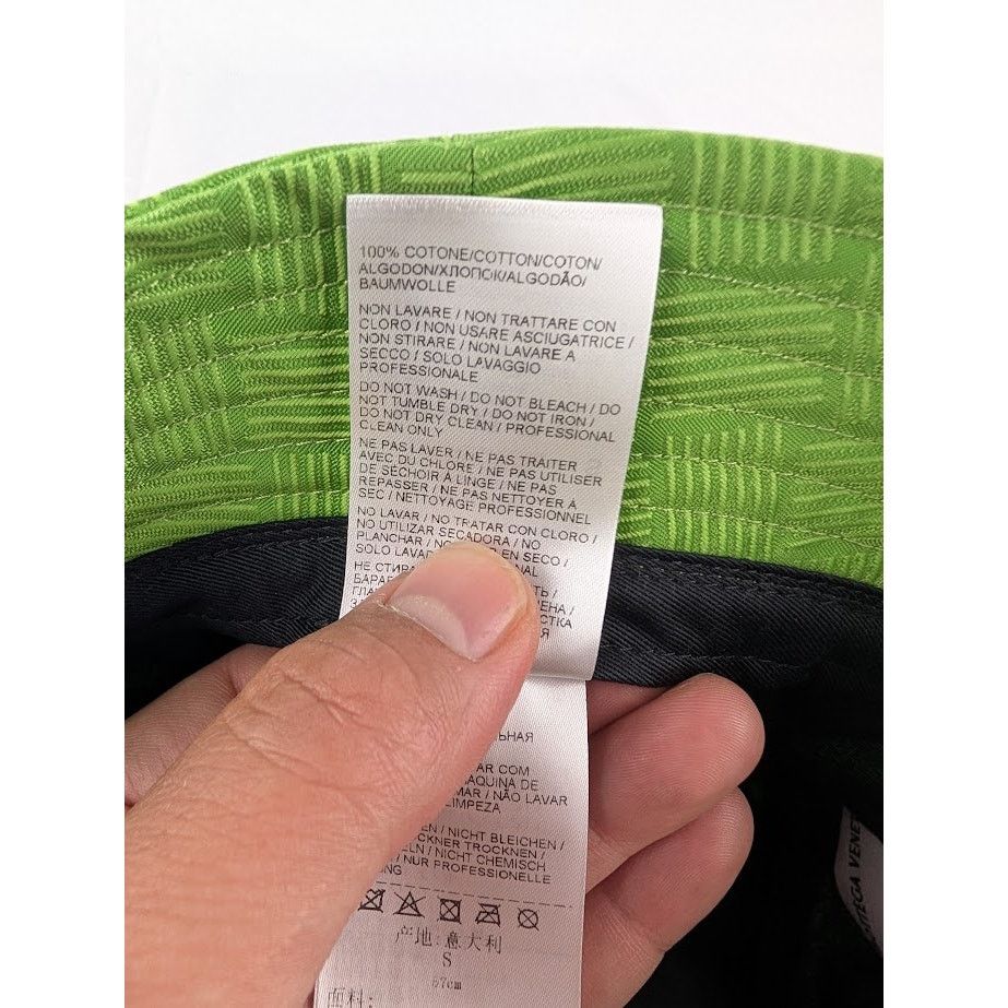 Bottega Veneta o1rshd1 Size: S / Hat Intreccio Jacquard Nylon in Green Size ONE SIZE - 7 Thumbnail