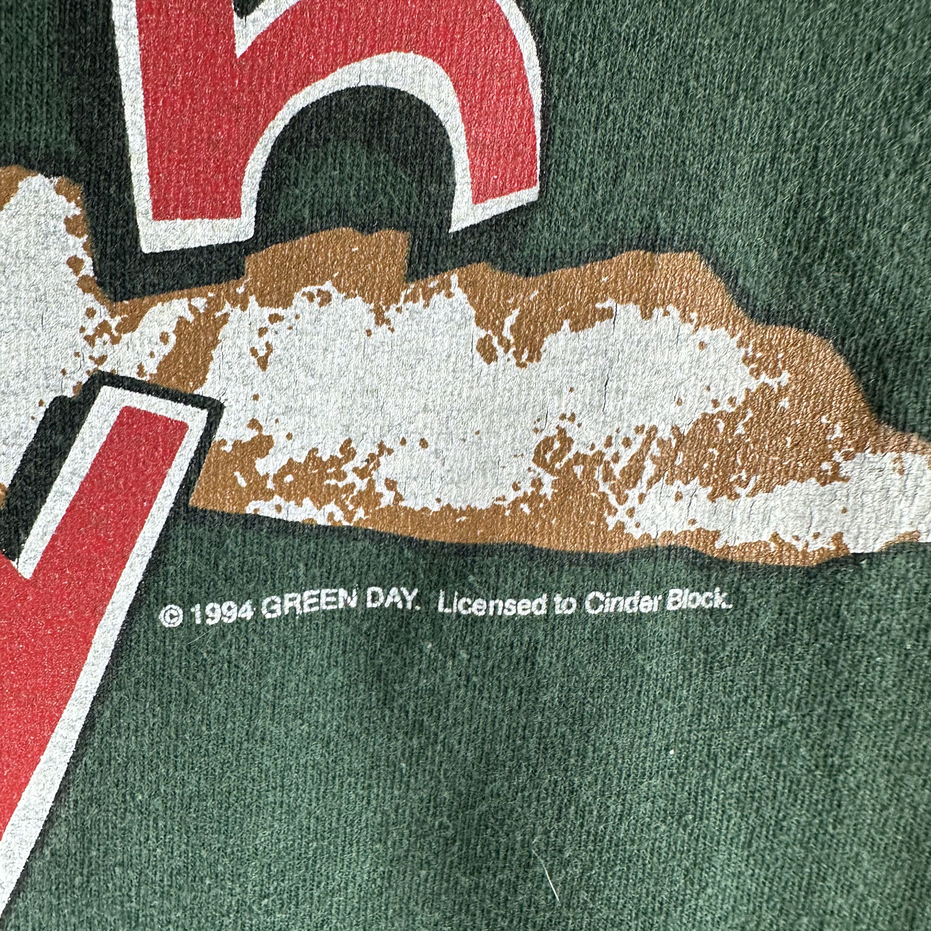 Vintage Vintage 1994 Green Day Dookie Graphic Rock Band T-Shirt Size US S / EU 44-46 / 1 - 6 Thumbnail