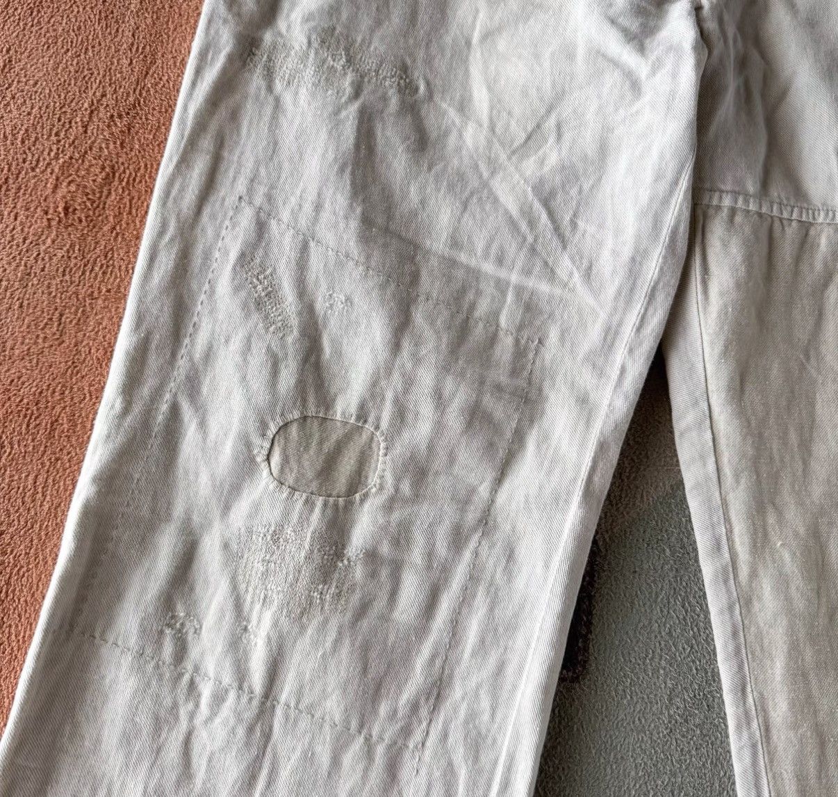 RRL Ralph Lauren RRL Ralph Lauren Double RL Cotton Linen Patch Pants K22 Size US 28 / EU 44 - 4 Thumbnail