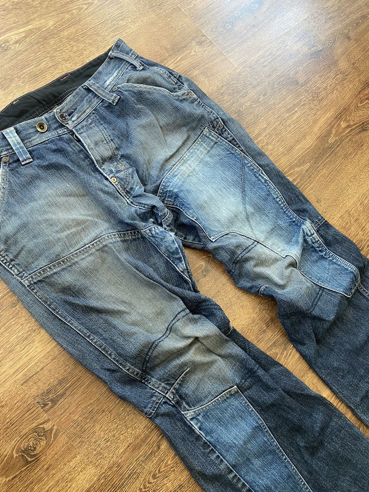 14th Addiction Vintage Y2K G Star archive Denim Cargo Baggy pants Jeans Size US 33 - 7 Thumbnail
