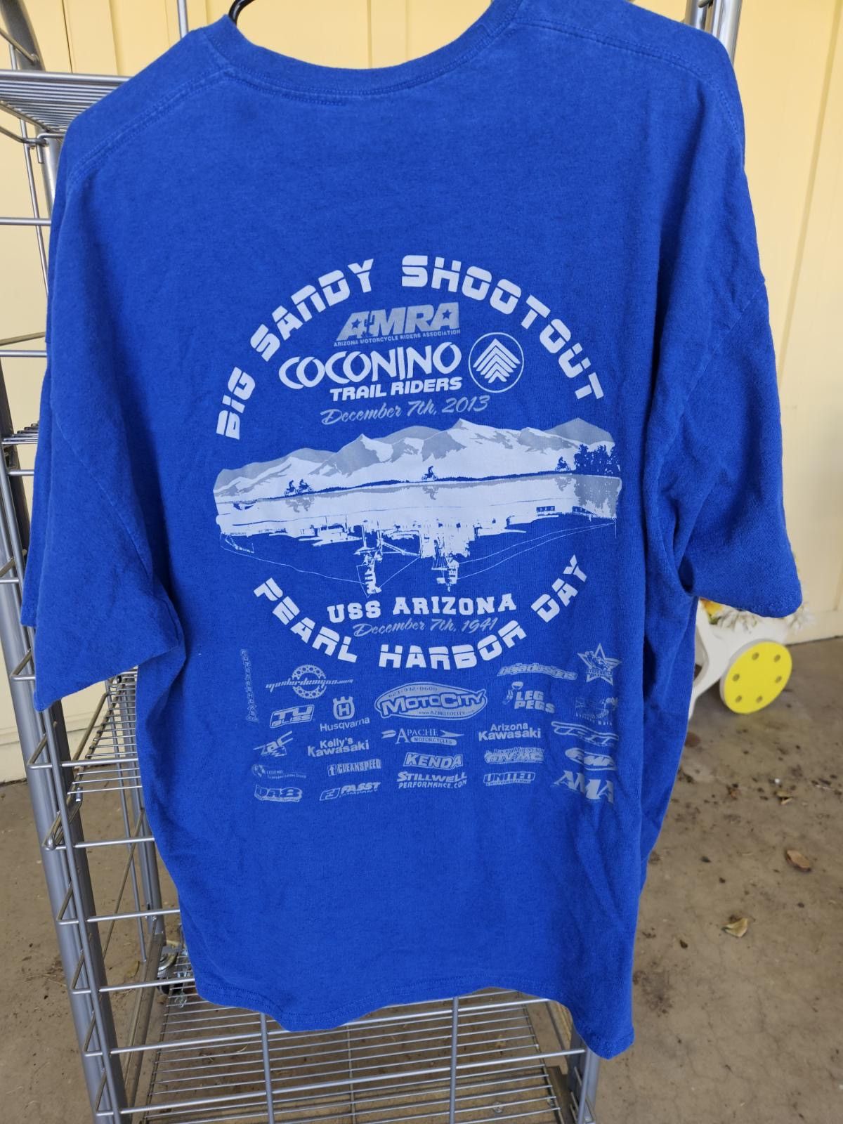 Other Big Sandy Shootout Pearl Harbor Day Biker Tee Size US XL / EU 56 / 4 - 2 Thumbnail