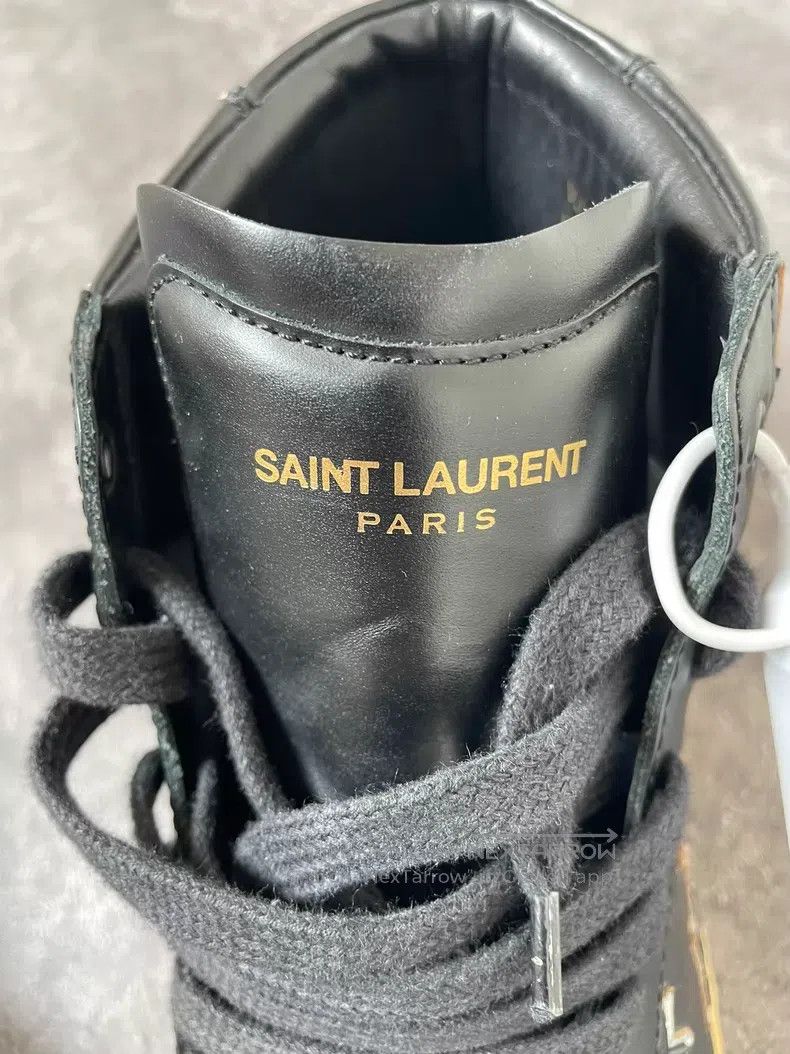 Saint Laurent Paris Saint Laurent Paris Black Warrior Star High Top Sneakers Size US 9 / EU 42 - 5 Thumbnail
