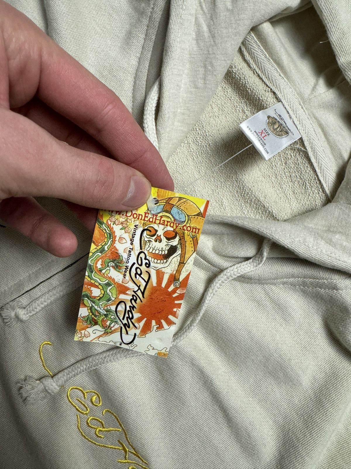Ed Hardy Ed Hardy by Christian Audigier zip hoodie big logo tiger 2XL Size US XXL / EU 58 / 5 - 5 Thumbnail