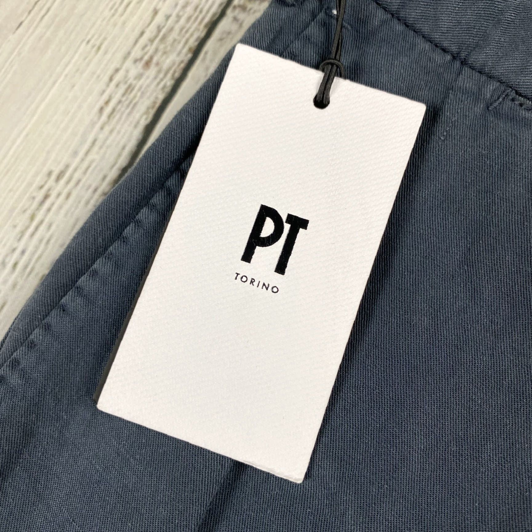 Vintage PT01 Easy Fit Blue Dress Pants Men's Size 36 Cotton Linen Tapered Solid IVY PREP Size US 36 / EU 52 - 5 Thumbnail