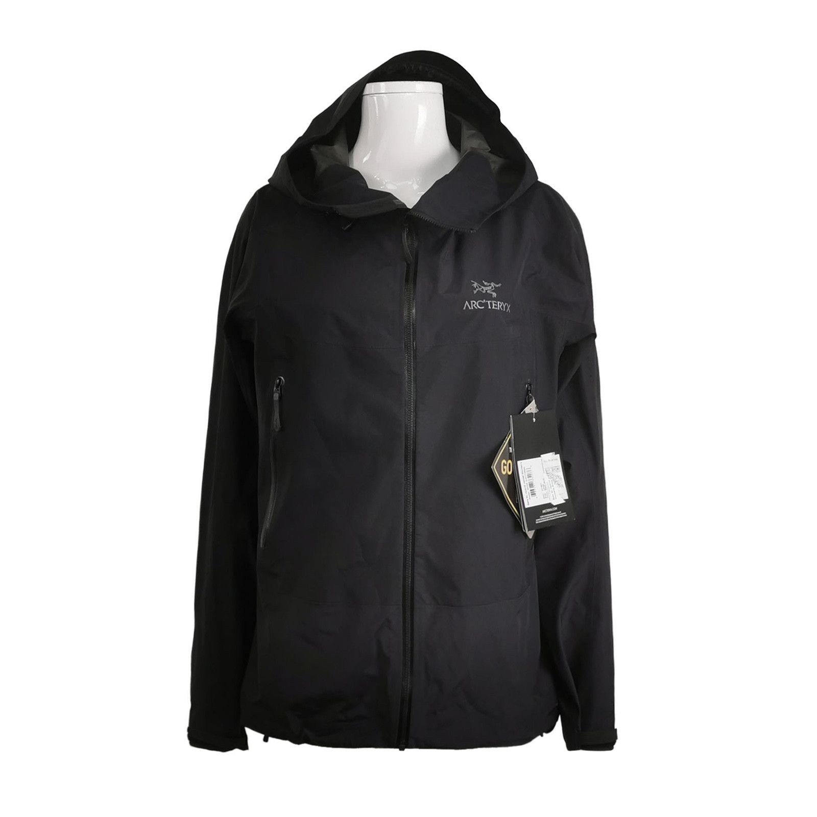 Arc'teryx Arc'teryx Black Hooded Outdoor Jacket Size L / US 10 / IT 46 - 1 Thumbnail