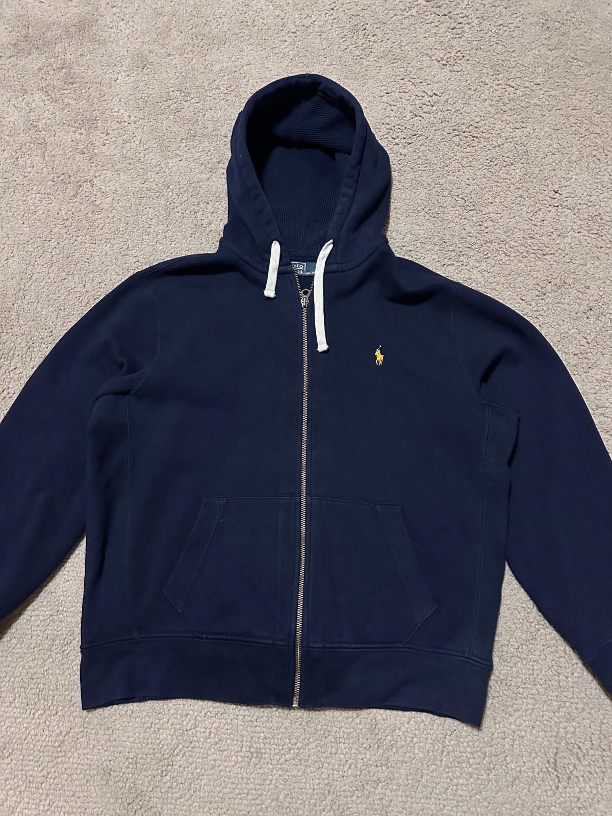 Polo Ralph Lauren Vintage Polo Ralph Lauren Full Zip Hoodie Hype PRL Y2K Sz Xl Size US XL / EU 56 / 4 - 4 Thumbnail