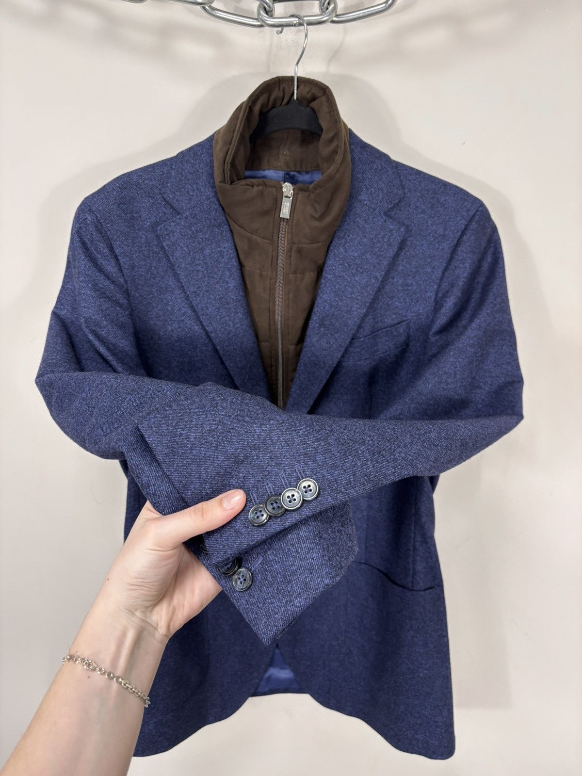 Boggi Boggi Milano Men’s Amsterdam Wool Sport Coat Blazer Jacket Size US S / EU 44-46 / 1 - 10 Thumbnail