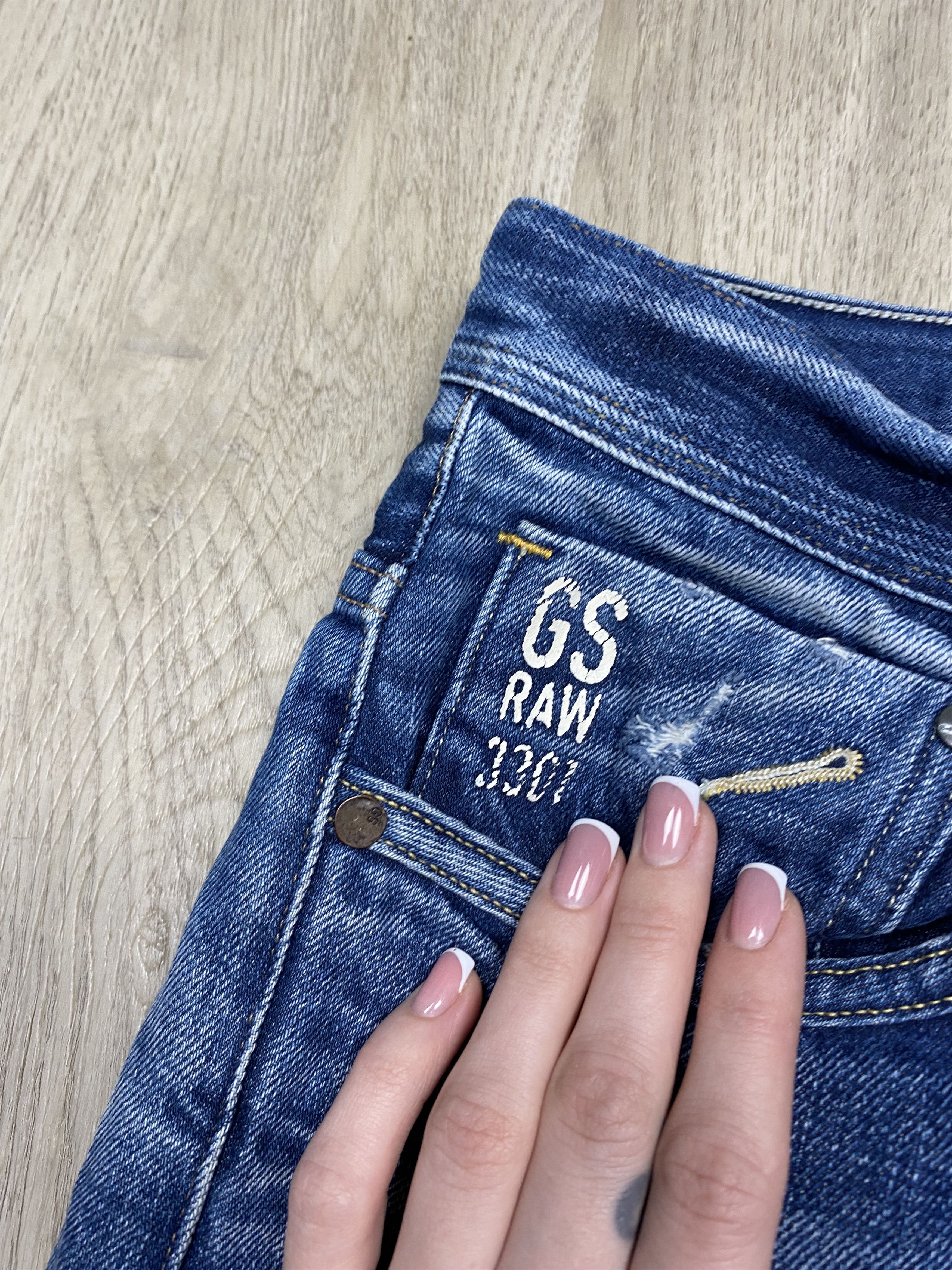 G-Star G Star Raw Attacc Straight Mens Denim Pants Jeans Size US 33 - 10 Thumbnail