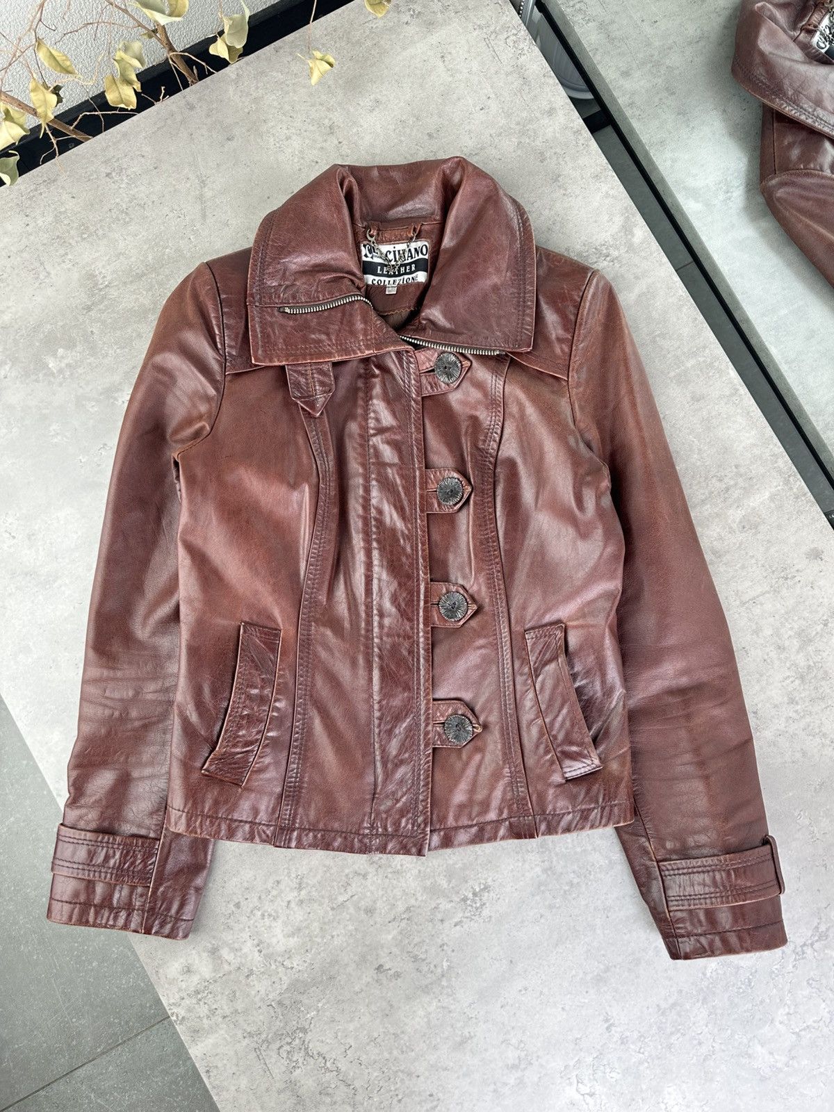 Japanese Brand Vintage Leather Jacket Size S / US 4 / IT 40 - 1 Thumbnail