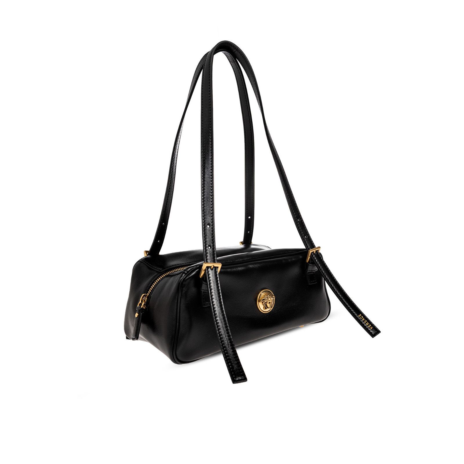 Versace VERSACE Black Leather Top Handle Bag New & Authentic Size ONE SIZE - 3 Thumbnail