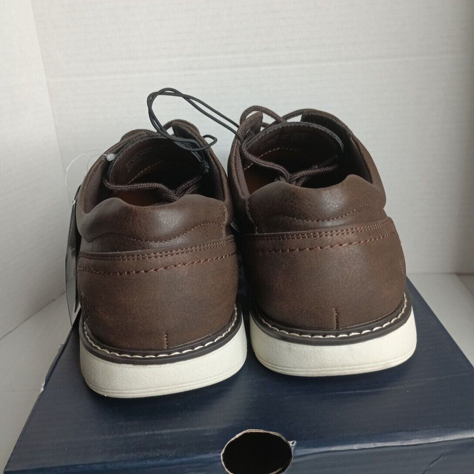 Chaps New Chaps Mens Riccardo Lace-up Flexx Shoes, Brown, Size 9.5 Size US 9.5 / EU 42-43 - 3 Thumbnail