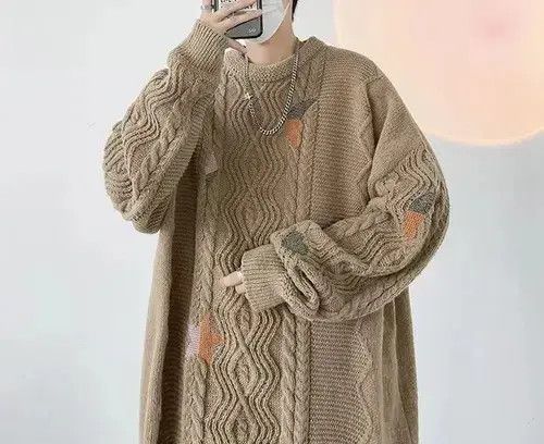 Aran Isles Knitwear Winter Twist Embroidery Knitwear Oversize Sweater Size US L / EU 52-54 / 3 - 2 Thumbnail