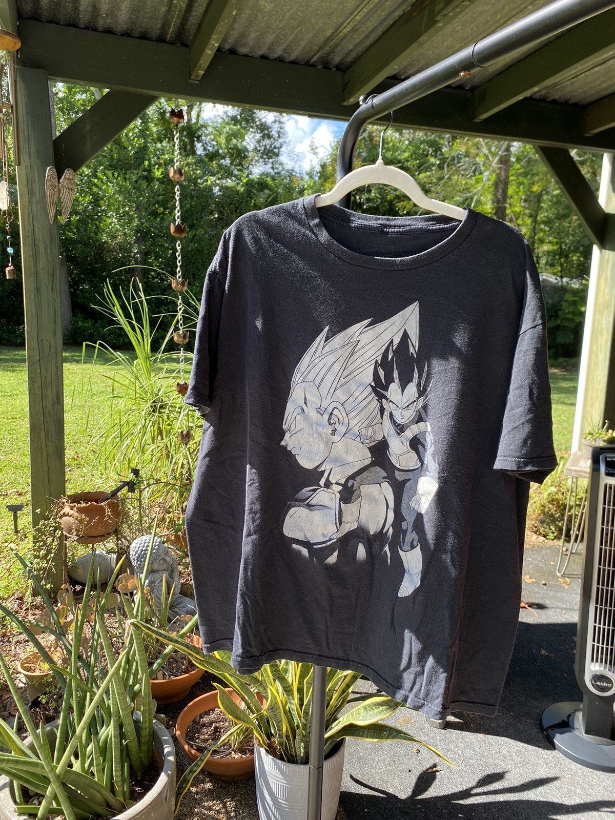 Other Dragon Ball Z Black and White Vegeta Graphic Print Tee 2XL Size US XXL / EU 58 / 5 - 3 Thumbnail
