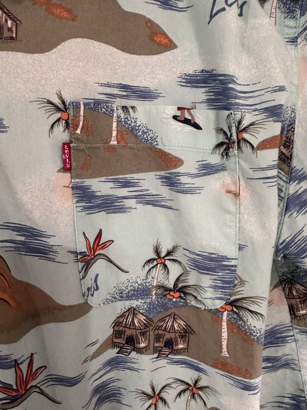 Levi's Levis Hawaiian shirt Size US XXL / EU 58 / 5 - 4 Thumbnail